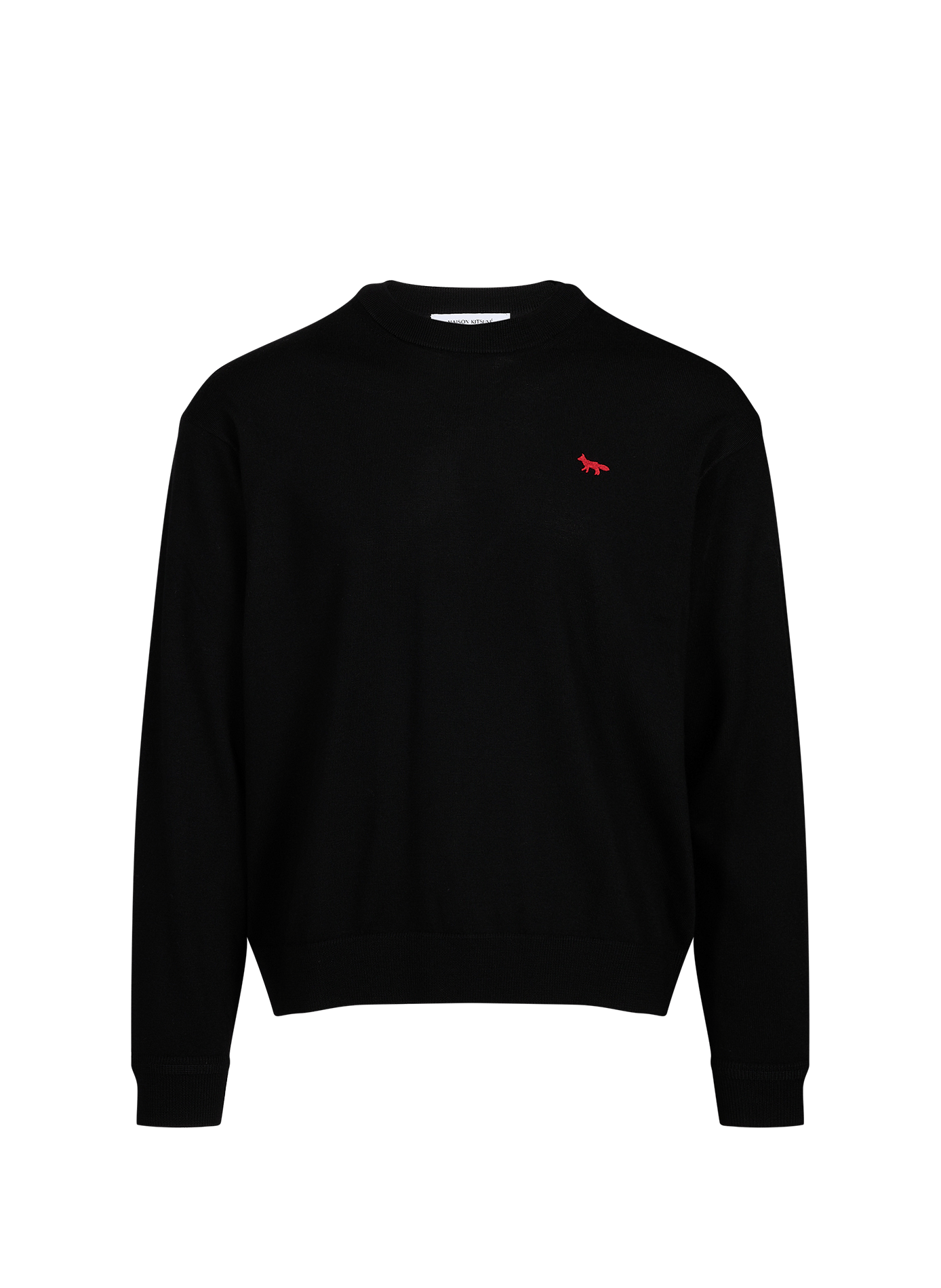 Wollpullover MAISON KITSUNÉ Schwarz