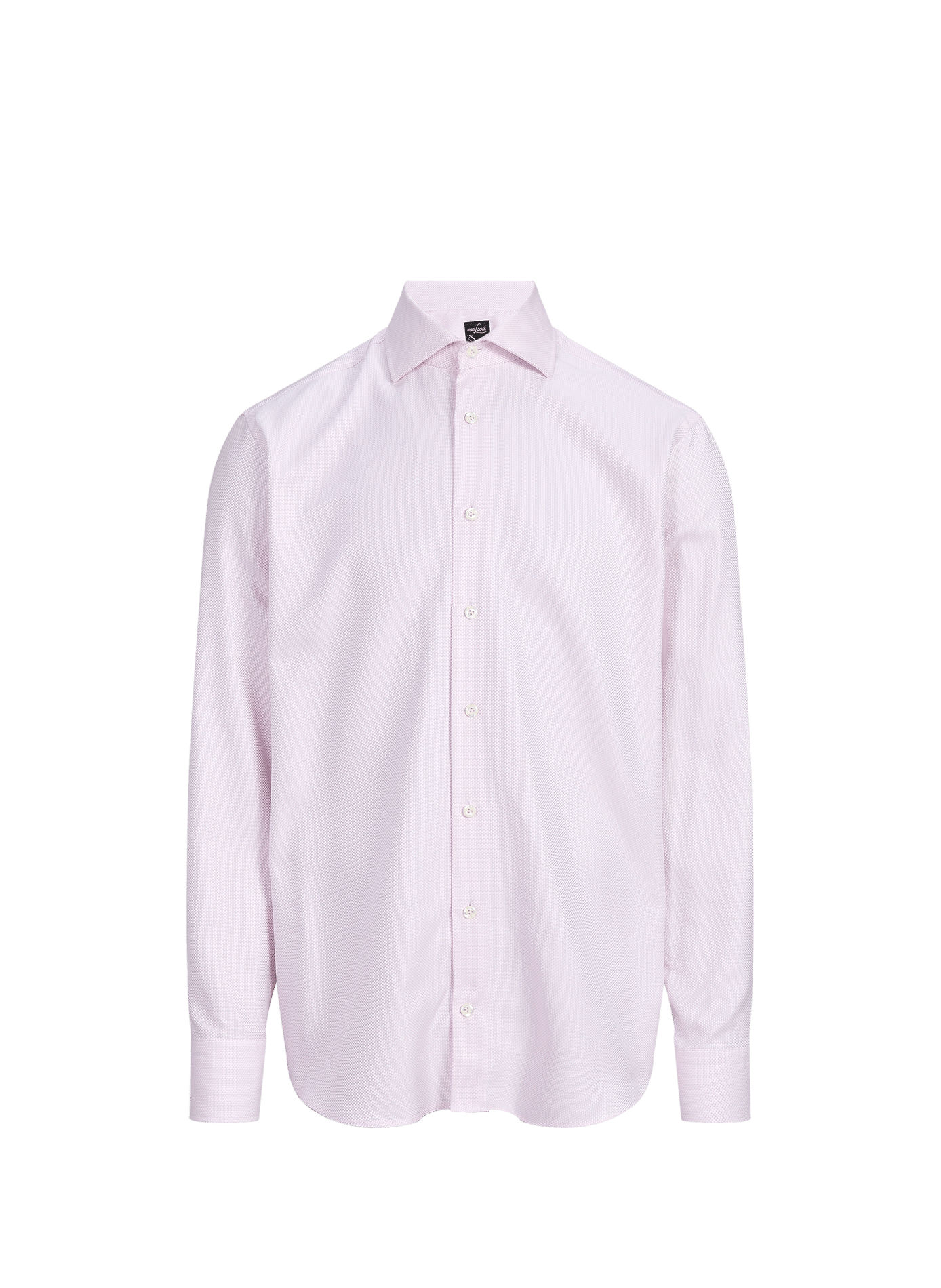 Slim-fit cotton shirt  Rose