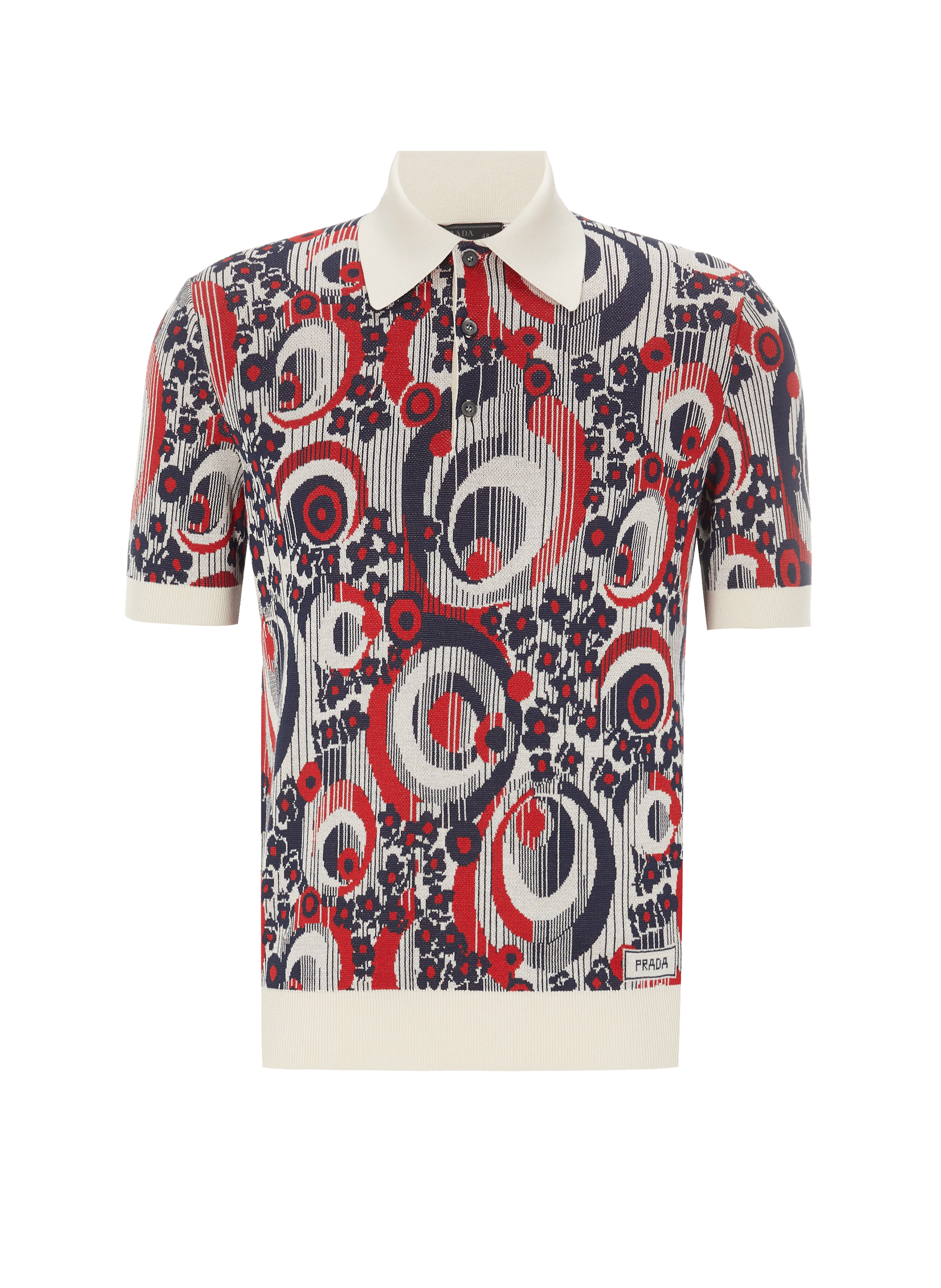 Polo en soie et coton