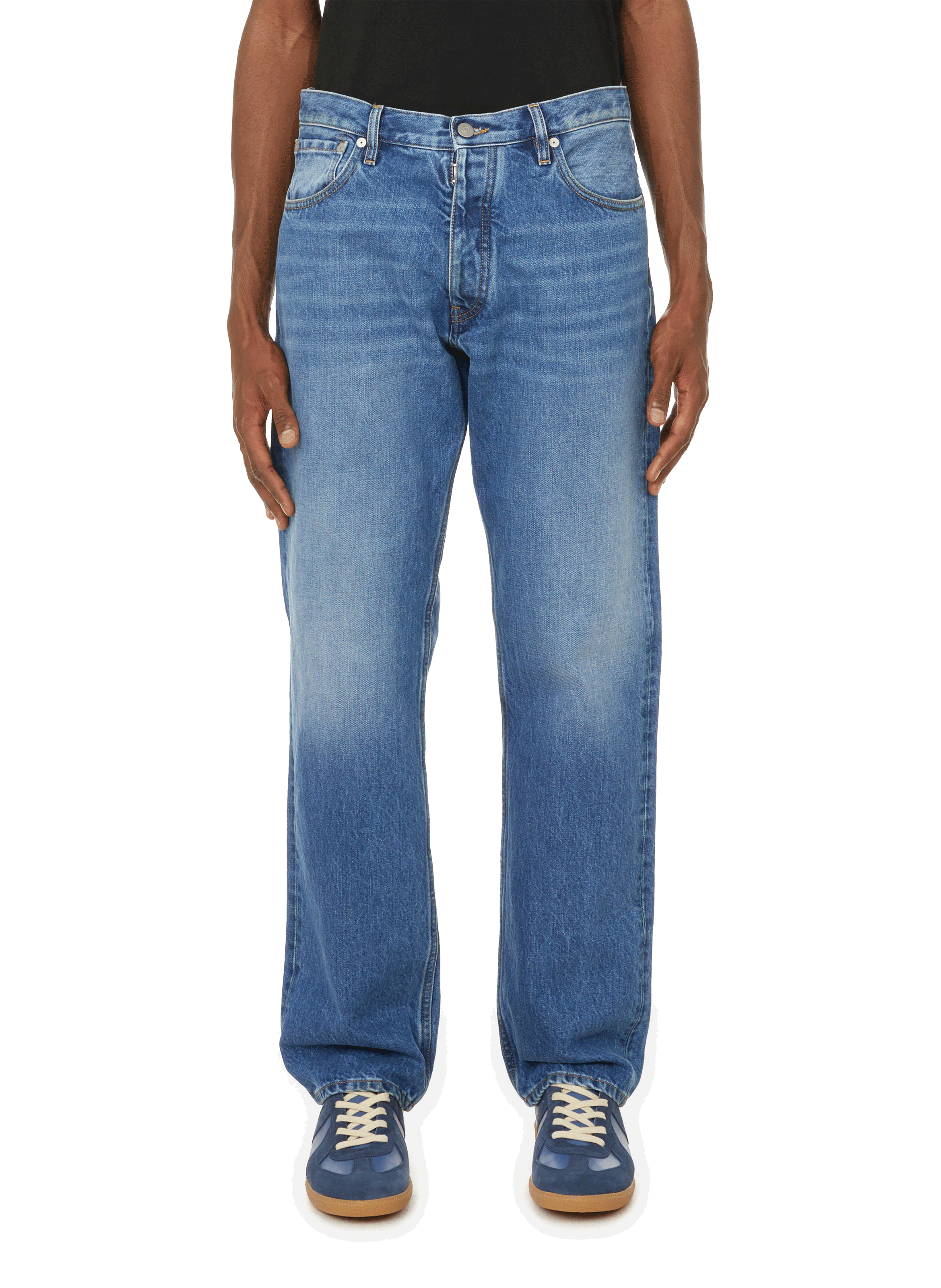 Straight-cut jeans MAISON MARGIELA Blue