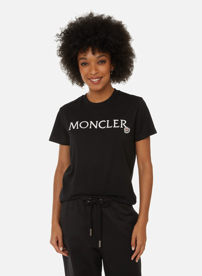 Moncler تيشيرت بشعار الماركة من القطن