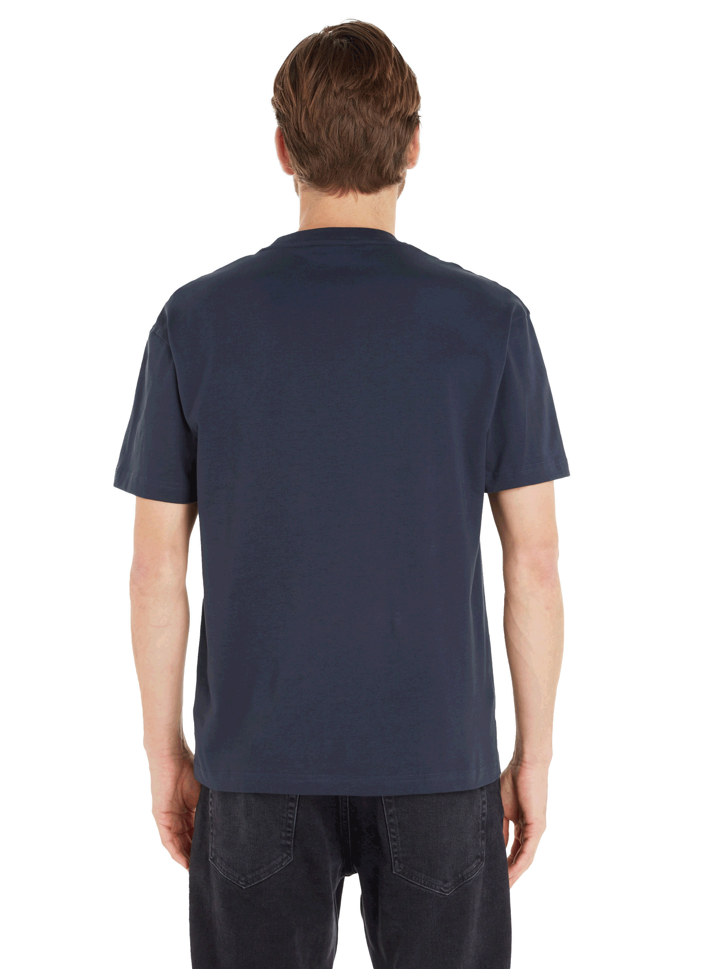 T-shirt en coton  CALVIN KLEIN Bleu