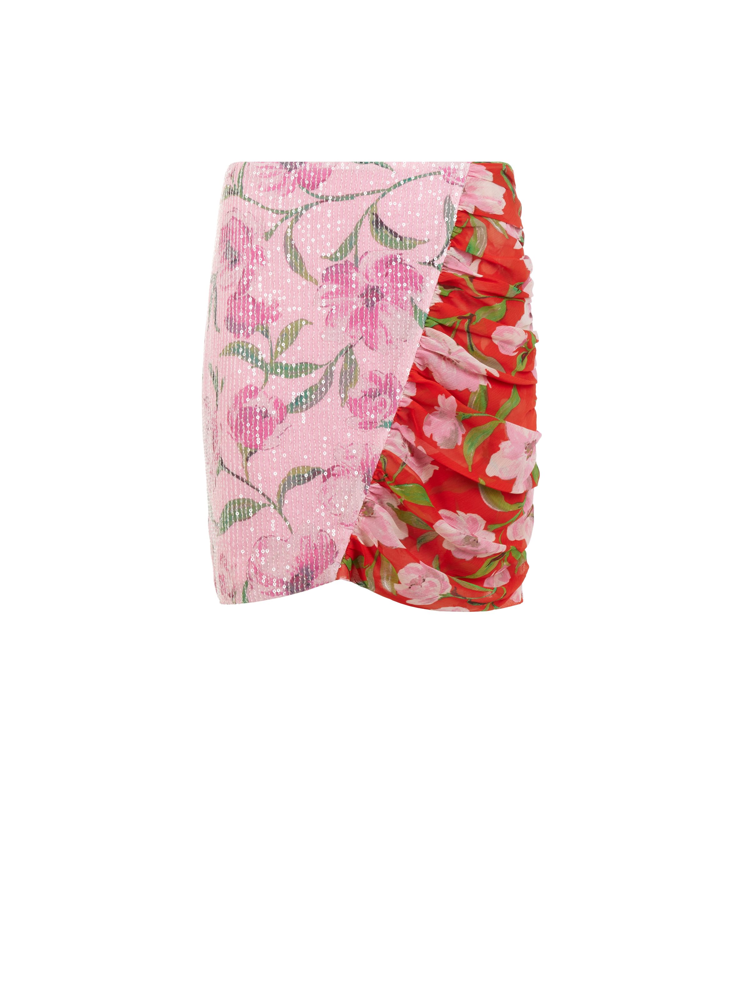 Jupe courte à motif ROTATE Multicolore