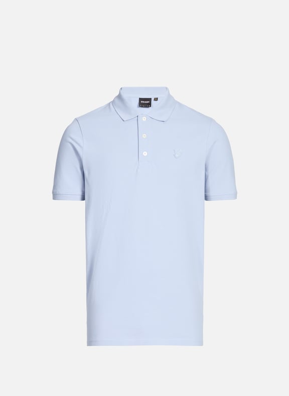 Polo shirt with logo Beige by LYLE & SCOTT LYLE & SCOTT Polo shirt with logo Beige