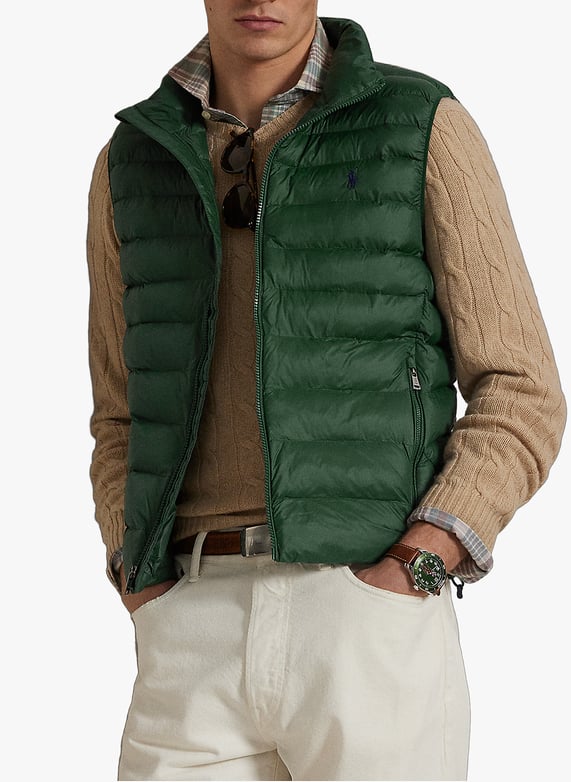 Doudoune sans manches | Vert by POLO RALPH LAUREN Doudoune sans manches Vert