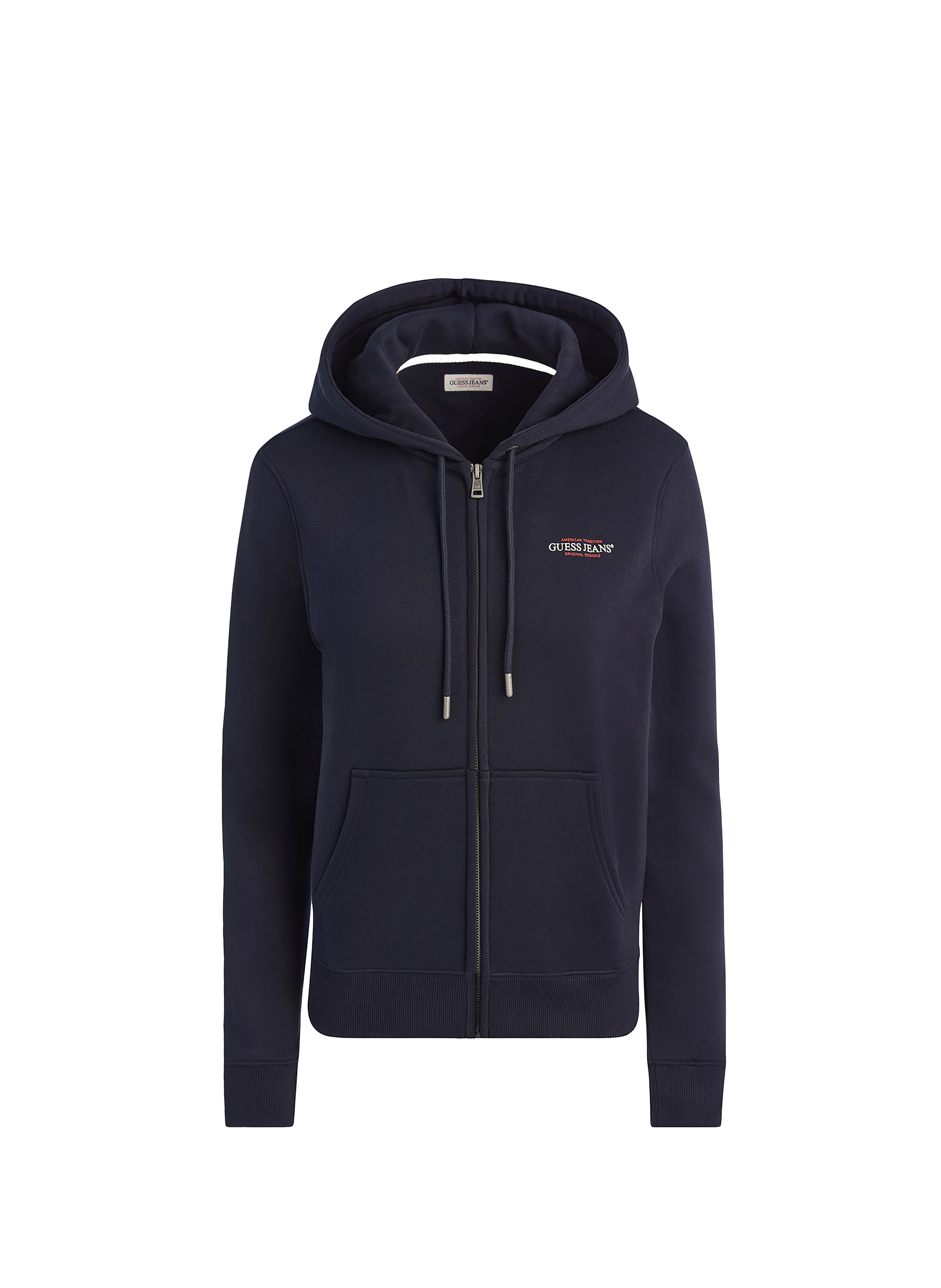 Cotton sweatshirt GUESS Blue