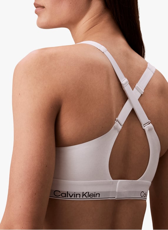 Brassière en coton mélangé | Blanc by CALVIN KLEIN Brassière en coton mélangé Blanc
