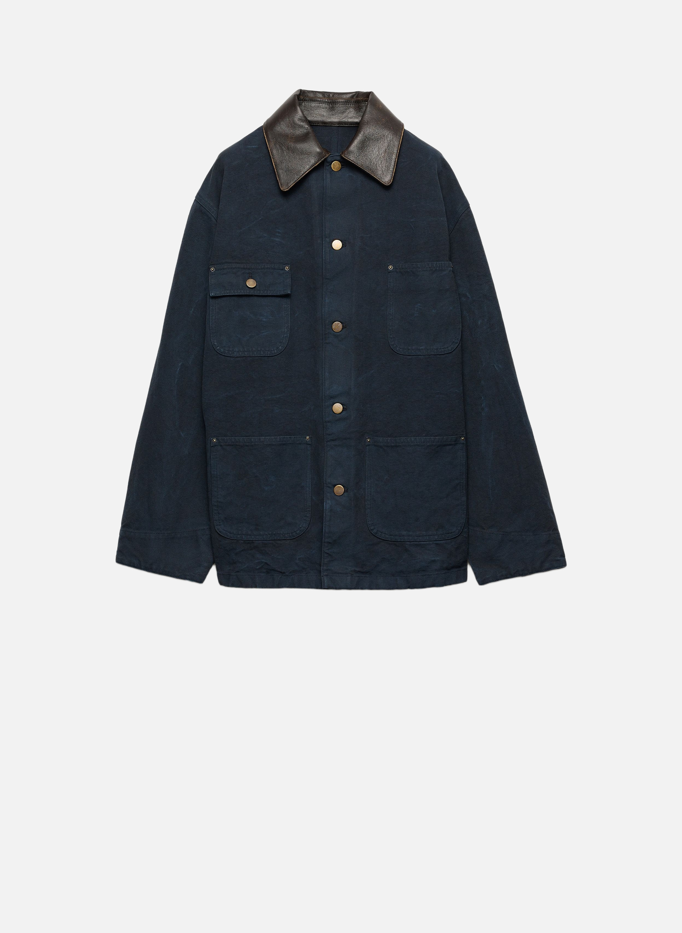 Veste de travail en toile PRADA Bleu