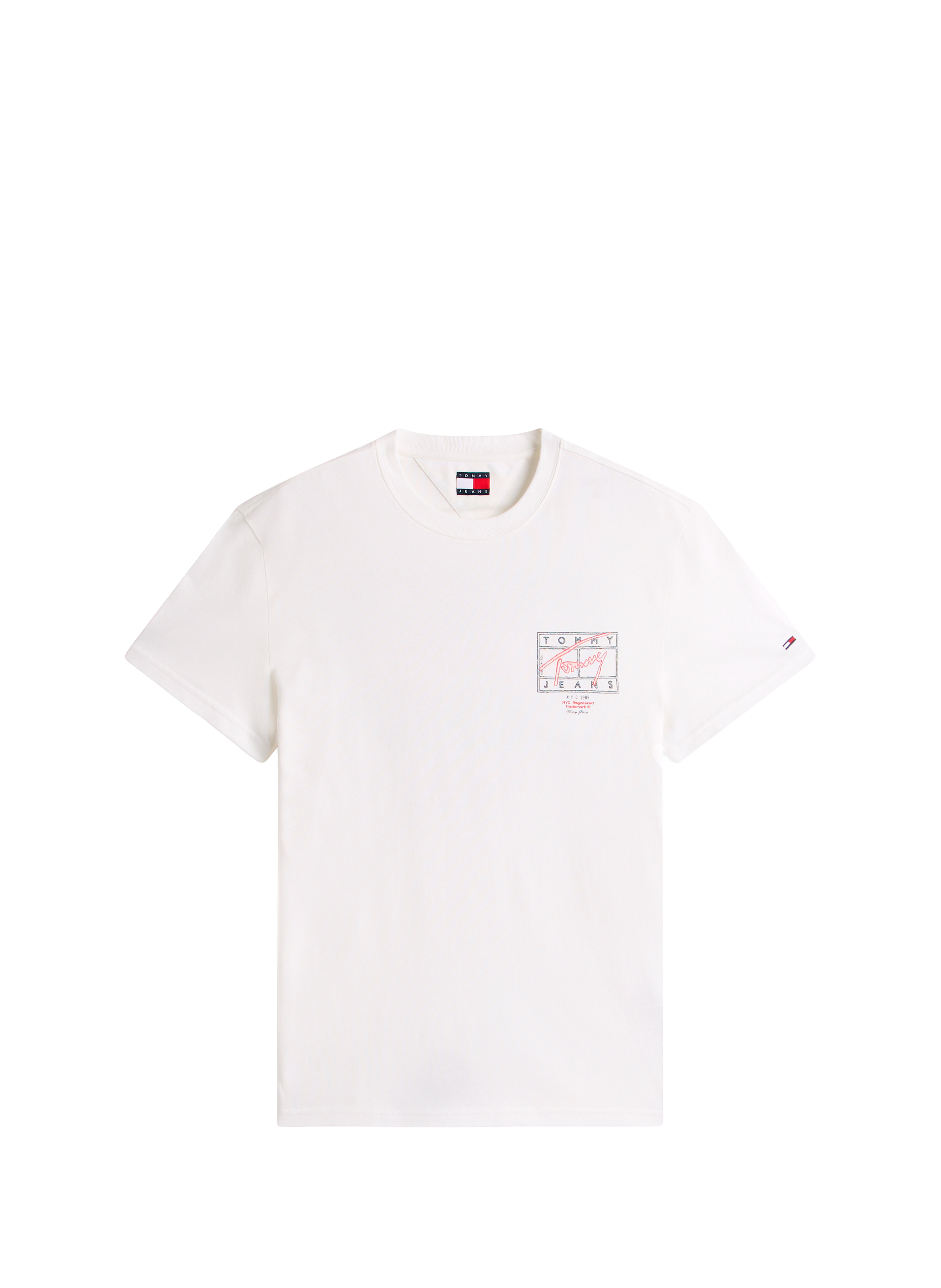 Short-Sleeve Cotton T-Shirt  TOMMY HILFIGER White