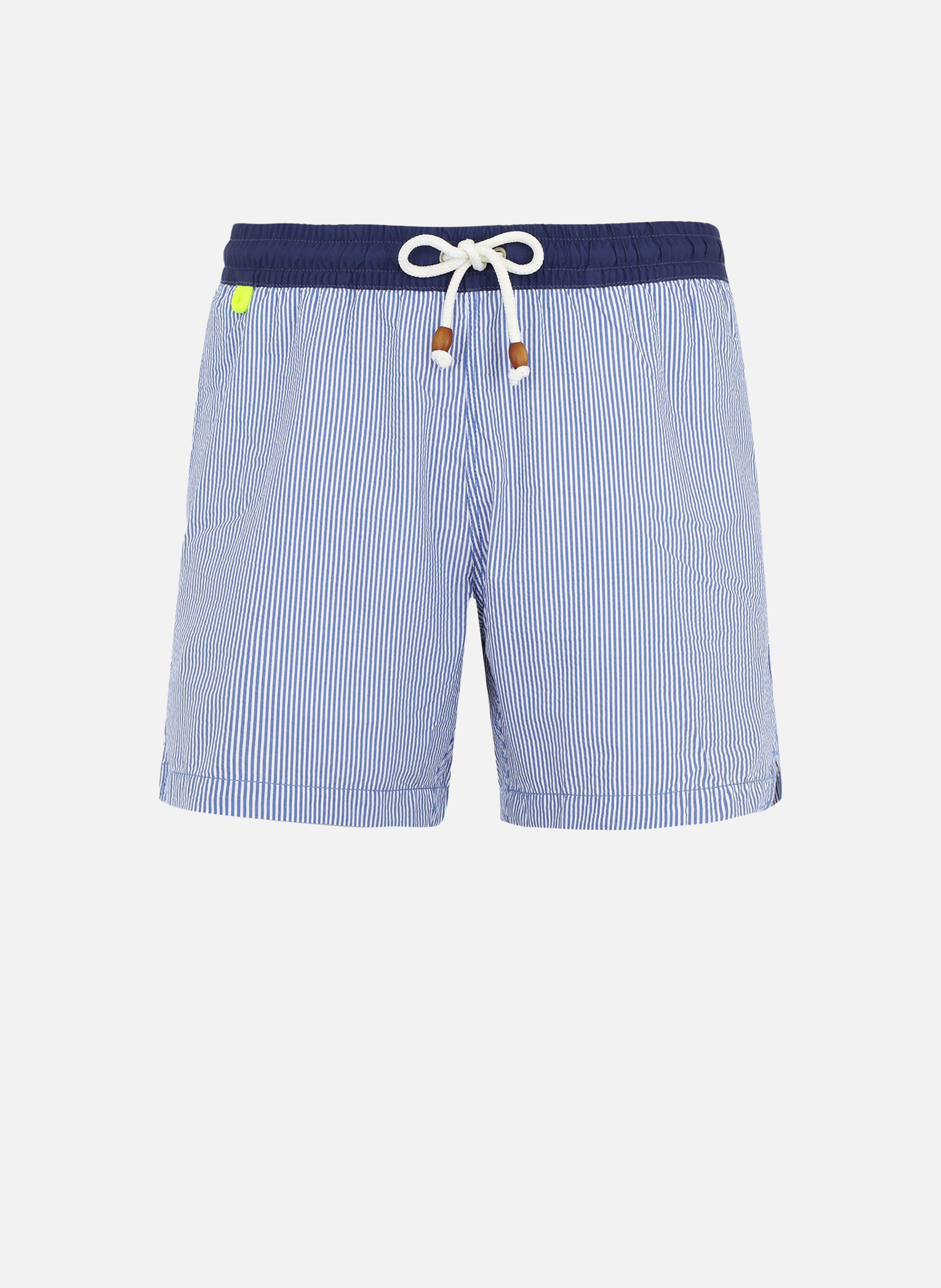 Short de bain  -  seersucker GILI'S Bleu