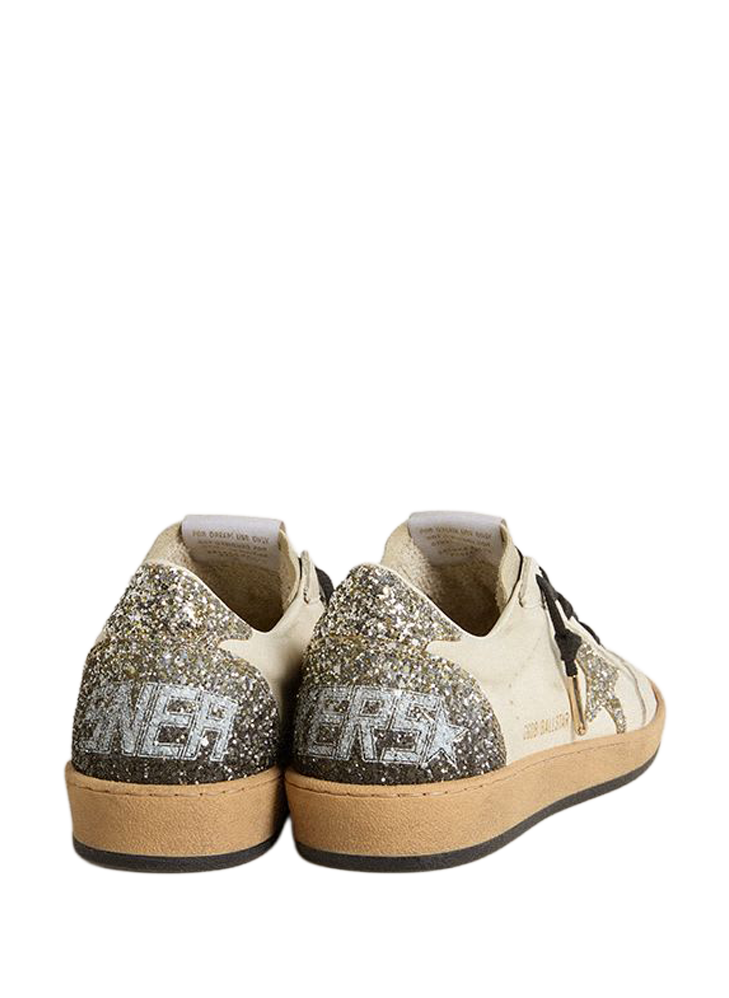 Baskets Ball Star en cuir GOLDEN GOOSE Blanc
