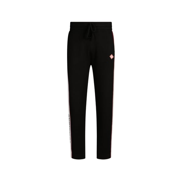 Pantalon maille droit en laine mérinos Pantalon maille droit en laine mérinos