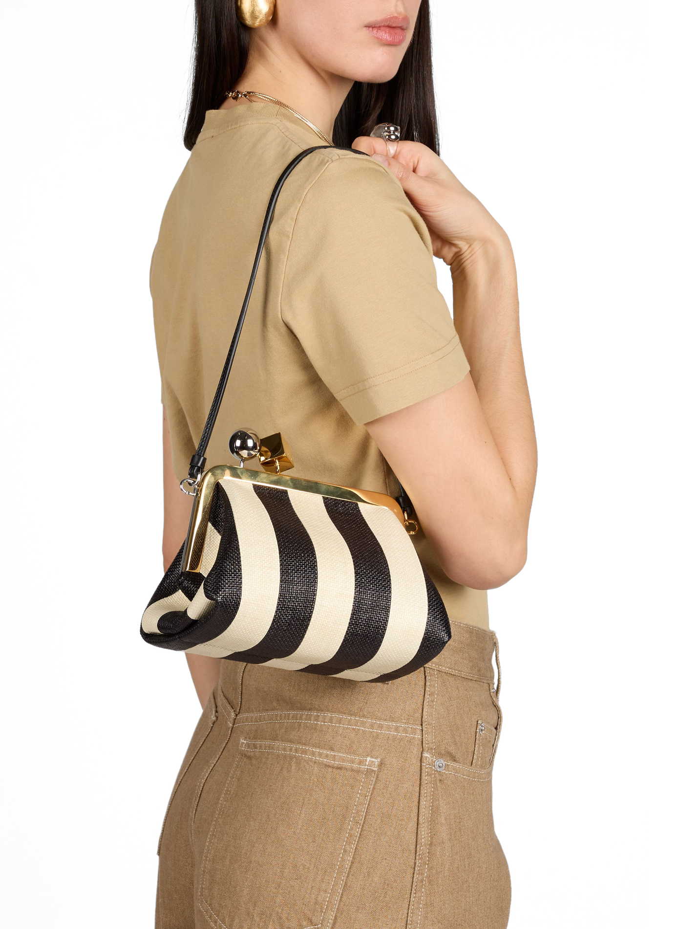 Sac Le Berlingot rayé JACQUEMUS Multicolore