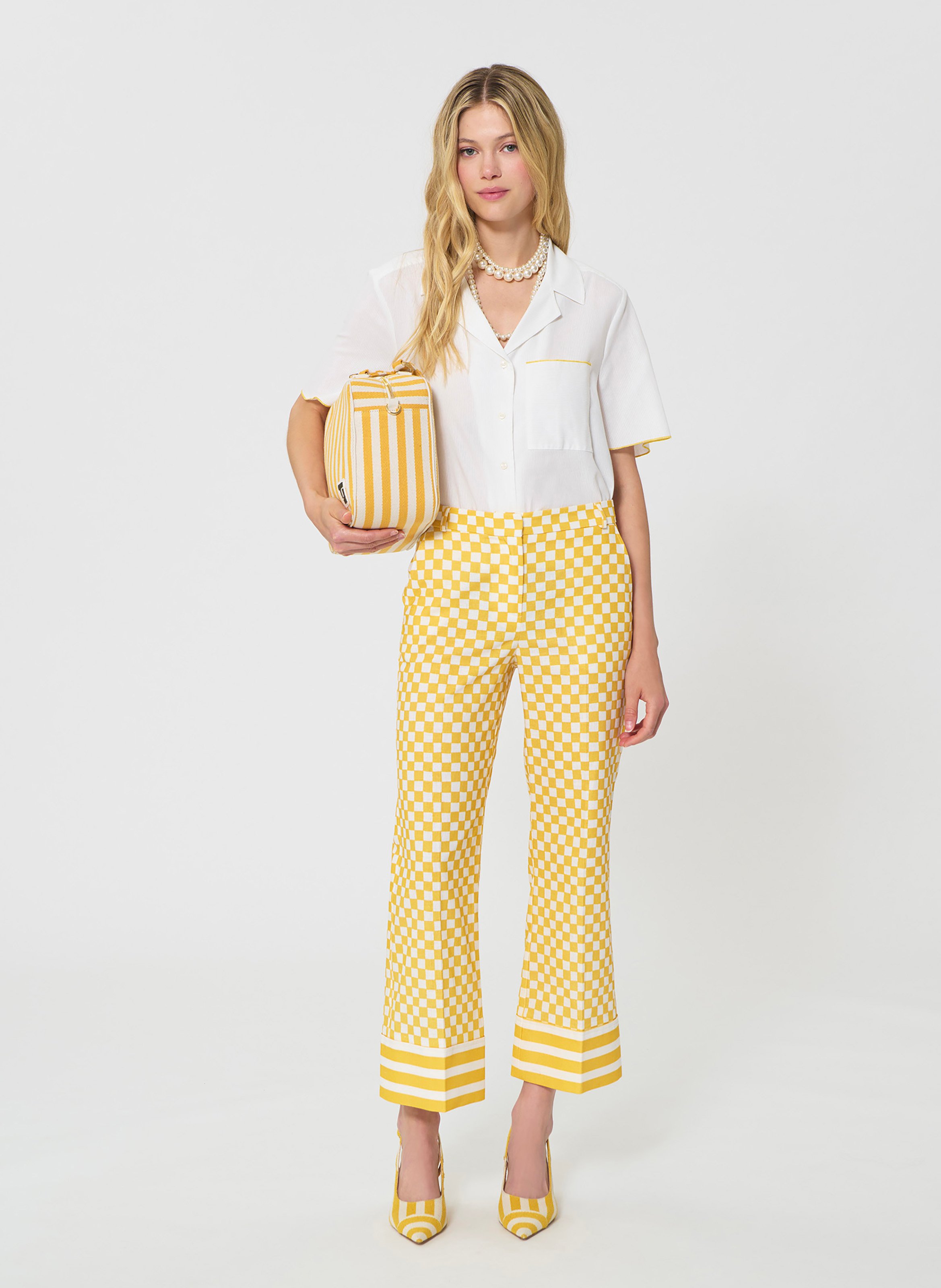 Pantalon pietro TARA JARMON Jaune