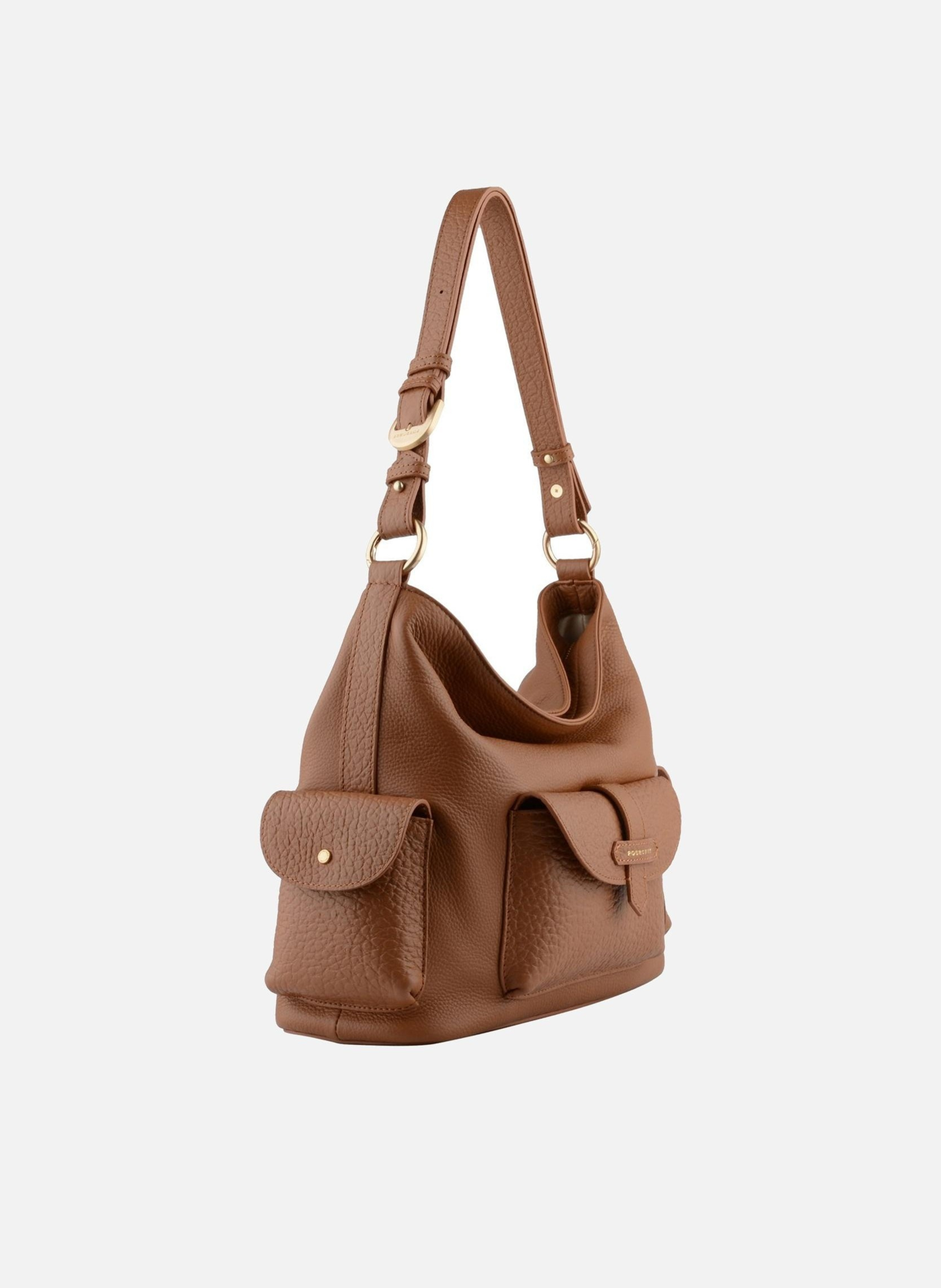 Reporter | sac porté épaule POURCHET Doré