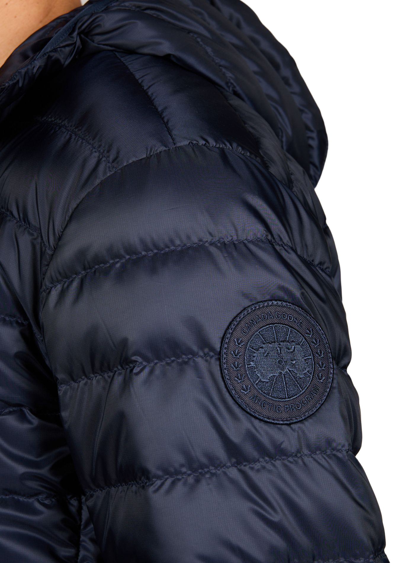 Piumino diritto collo alto CANADA GOOSE Blu