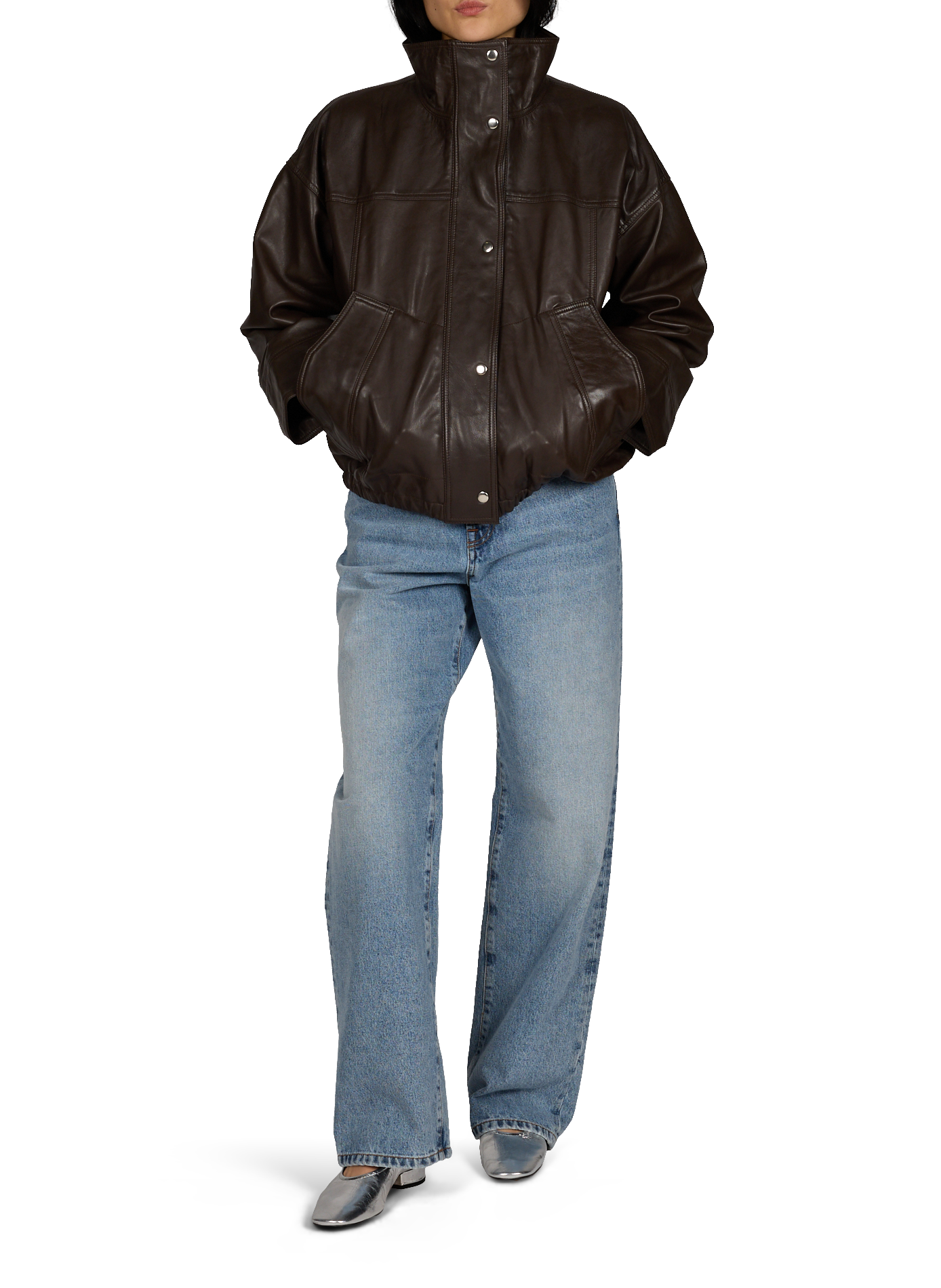 Wool cardigan ROHE FRAMES Blue