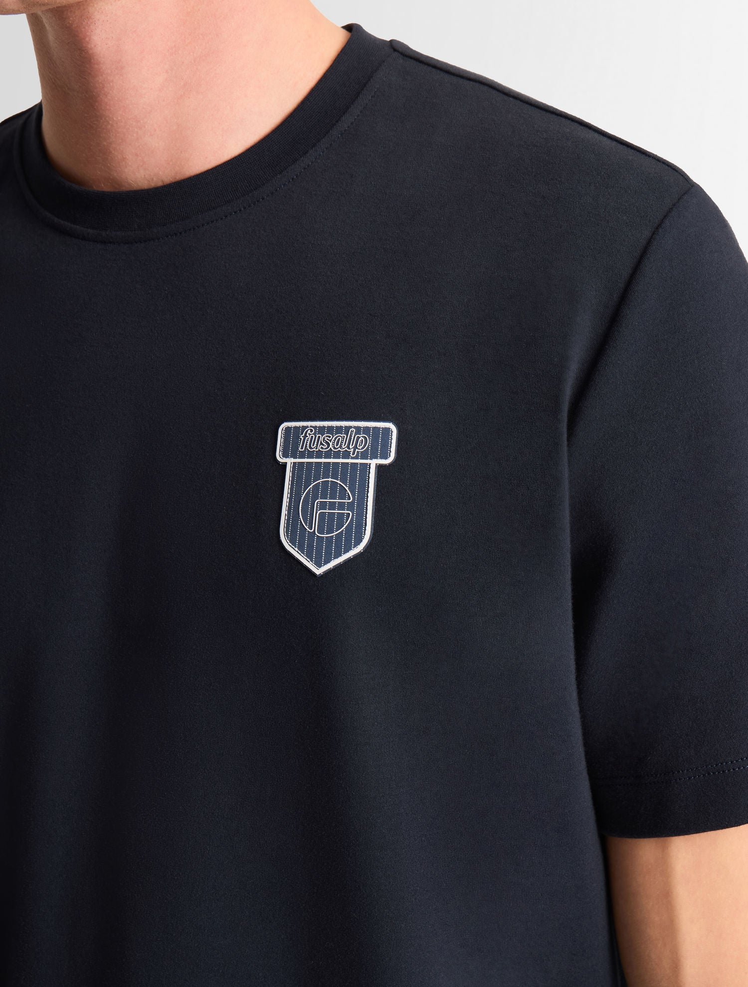 T-shirt tylo anim col rond coupe regular FUSALP Bleu