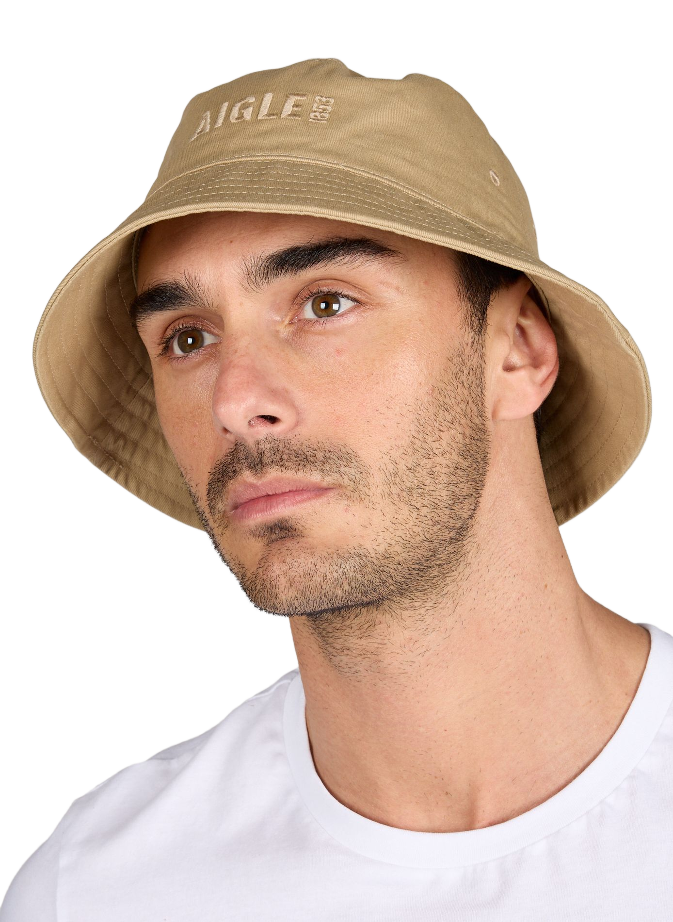 Logo hat AIGLE Beige