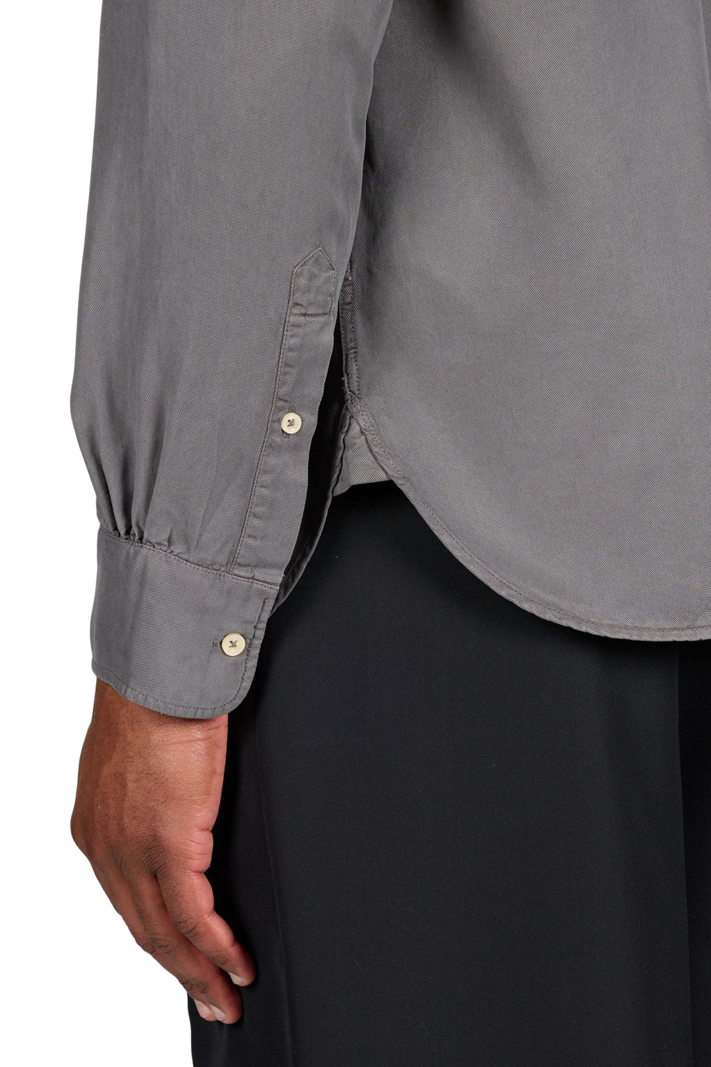 Round neck shirt OFFICINE GENERALE Grey