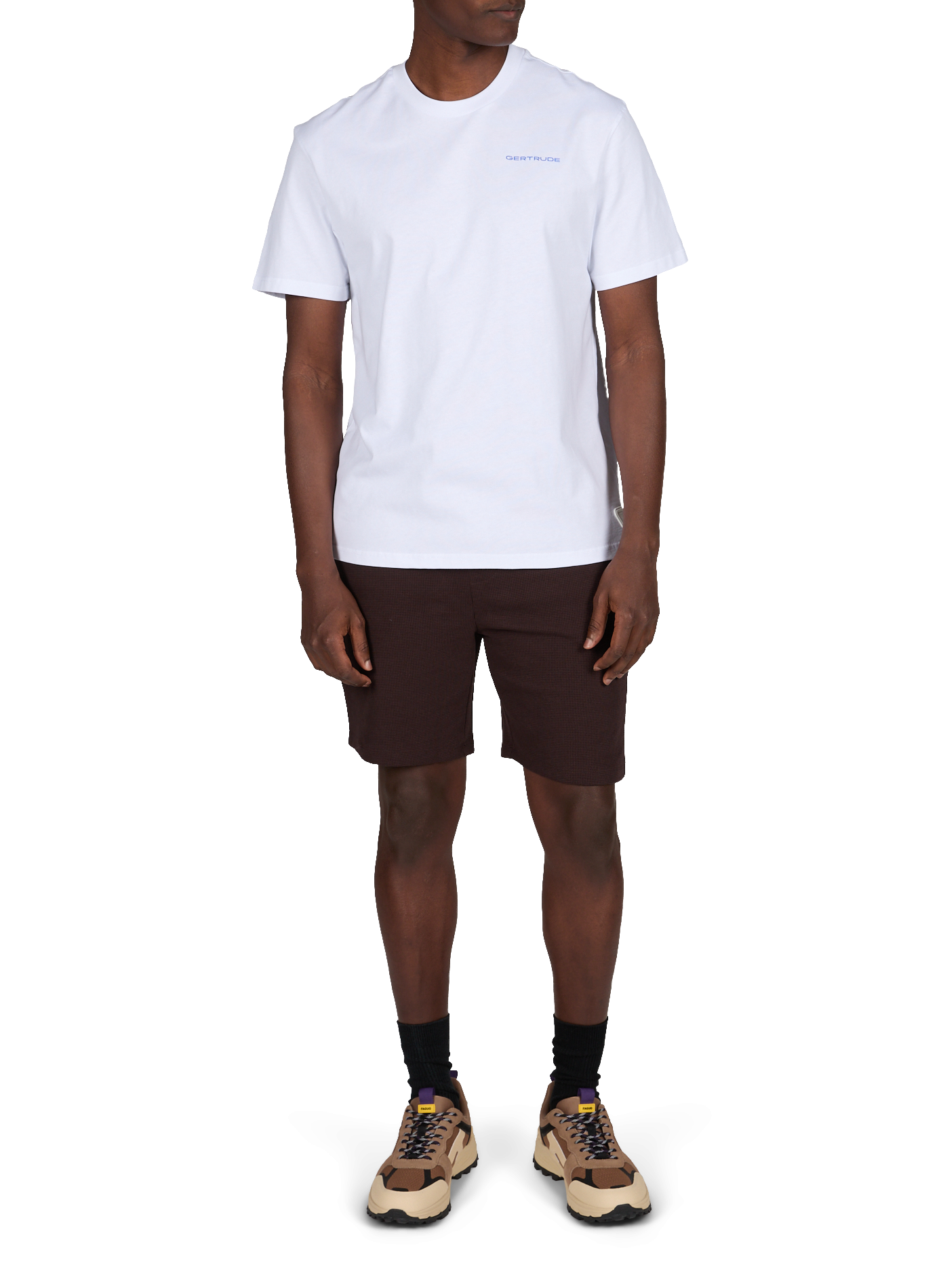 Printed cotton T-shirt GERTRUDE ET GASTON White