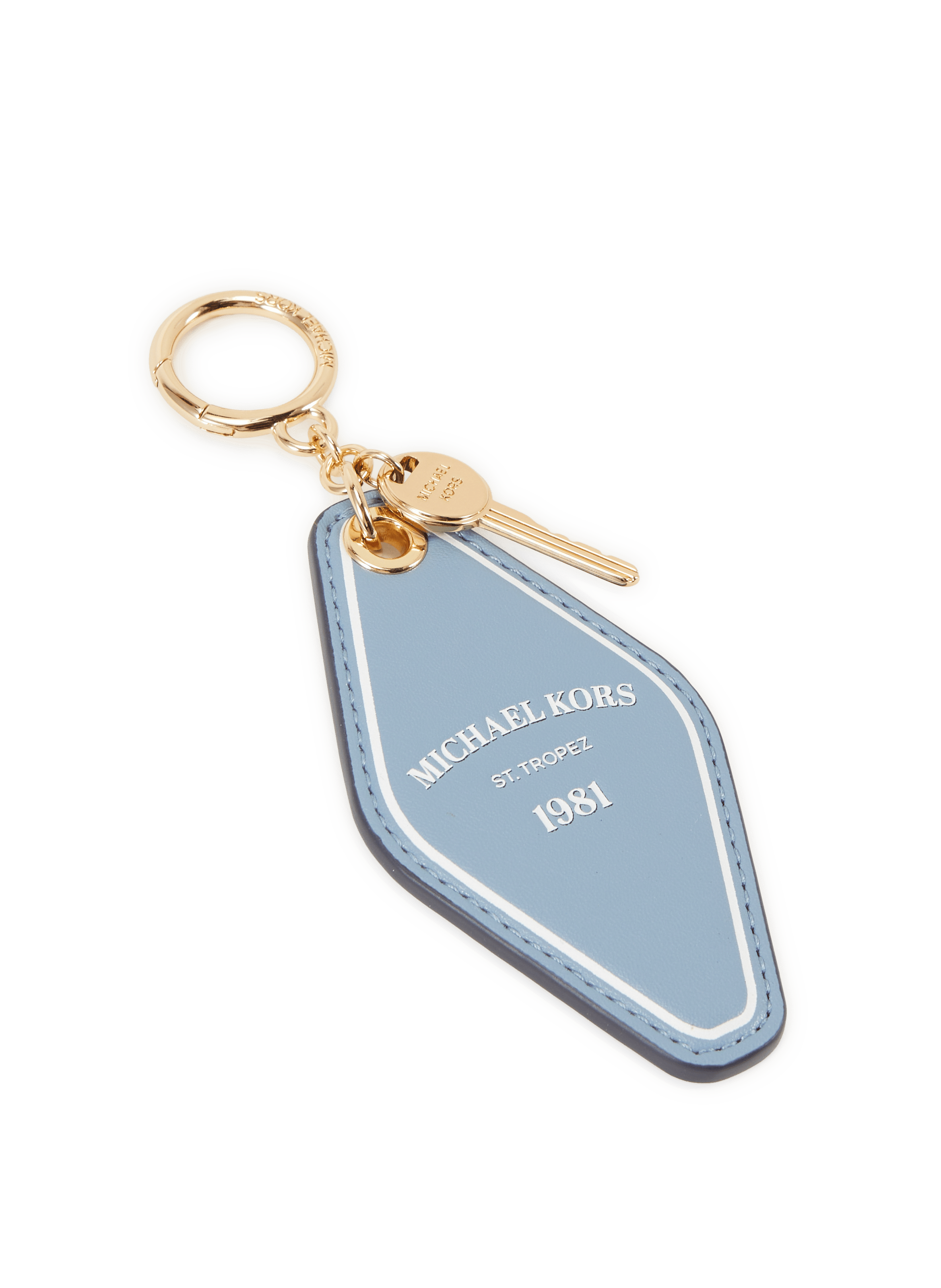 Portachiavi a rombo con chiave MICHAEL KORS Blu