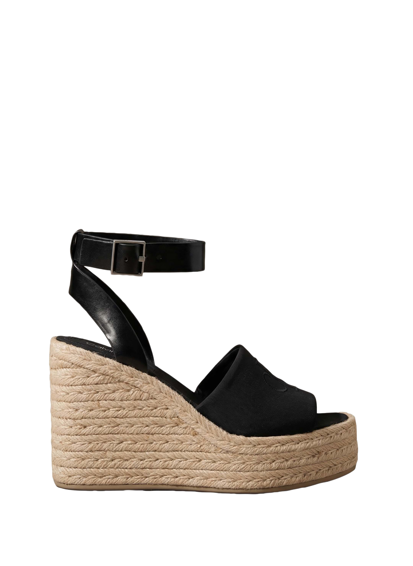 Hohe Keil-Espadrilles CALVIN KLEIN Schwarz
