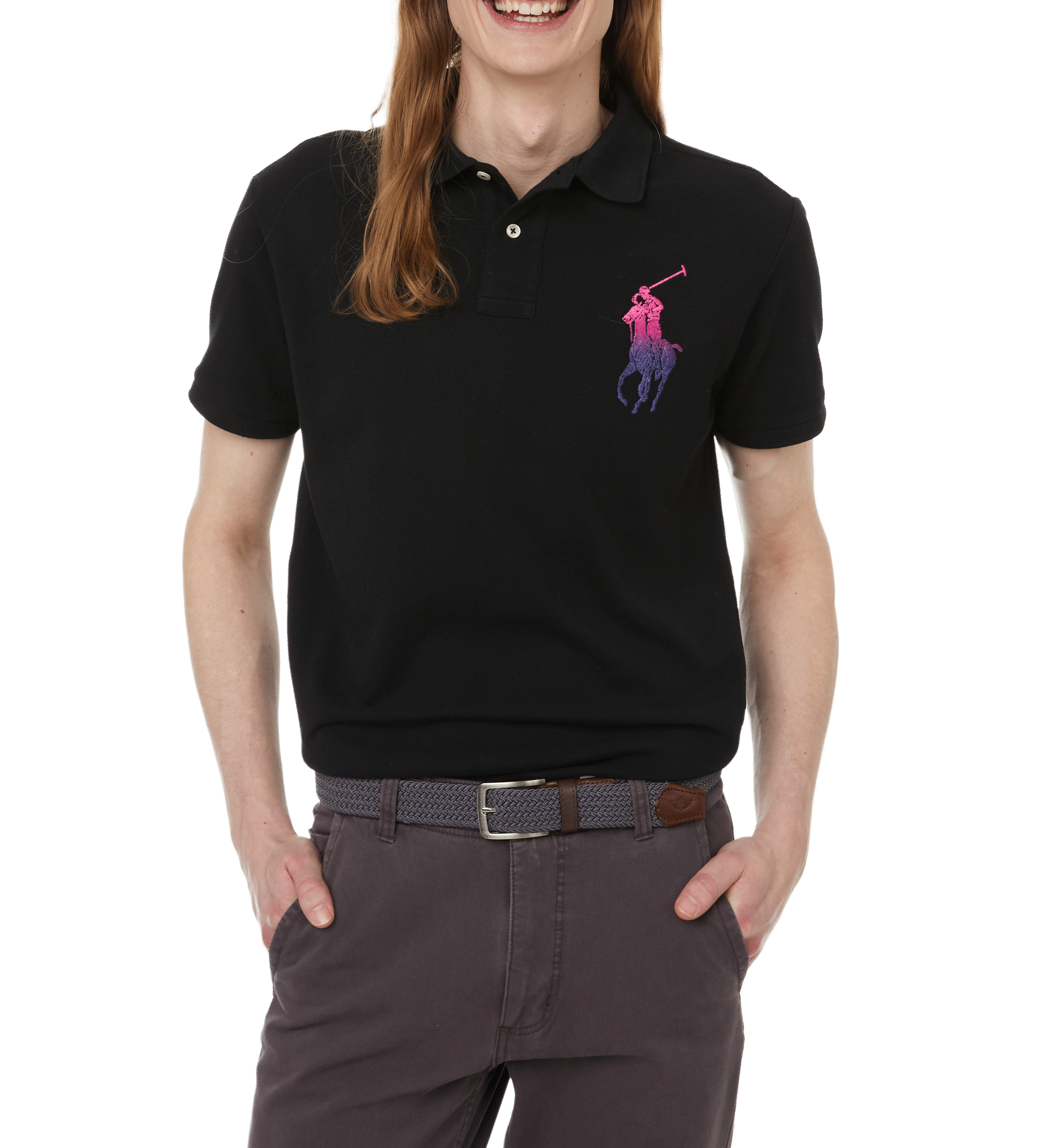 Polyester-blend braided belt DOCKERS Beige