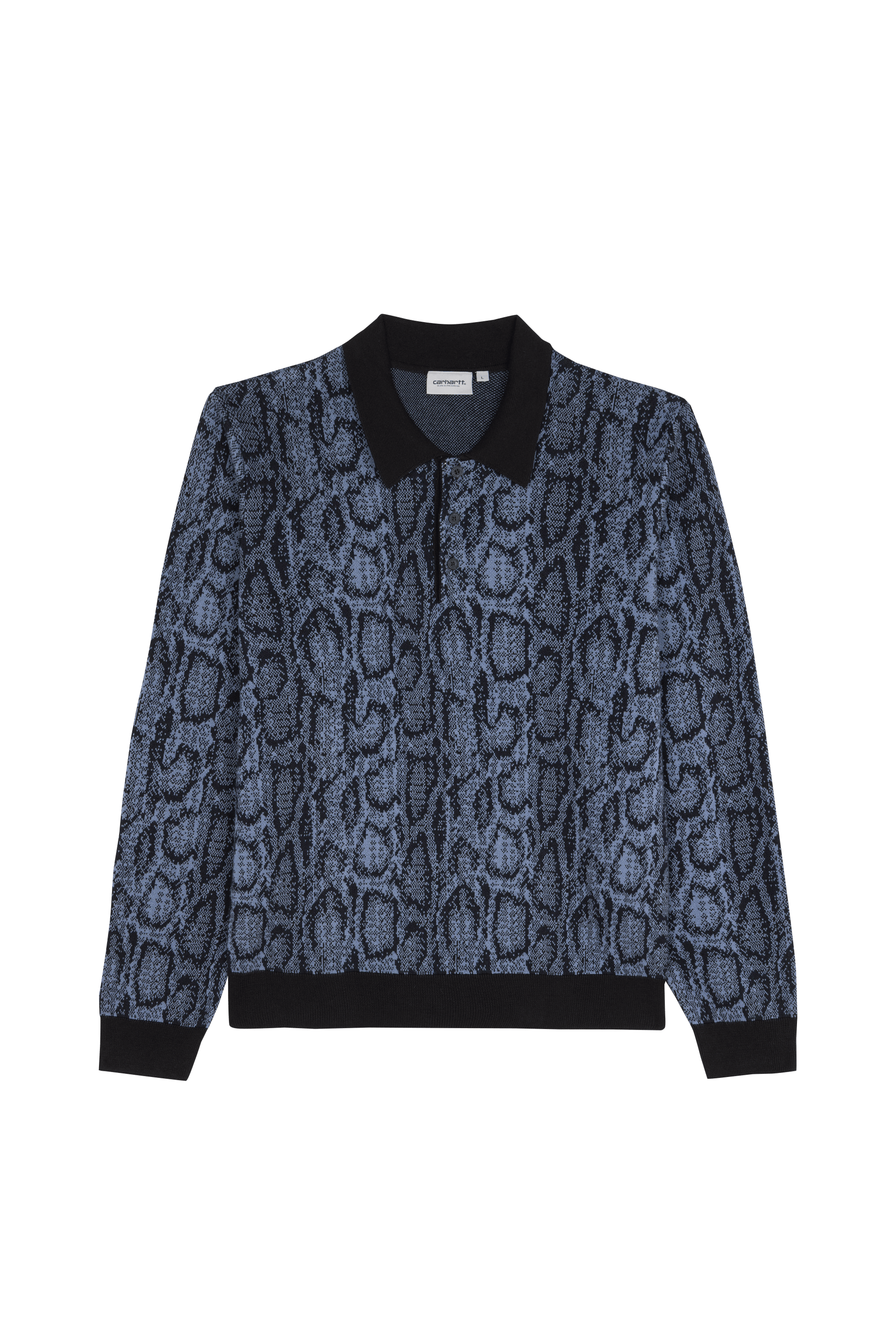 Polo l/s snake polo CARHARTT WIP Bleu