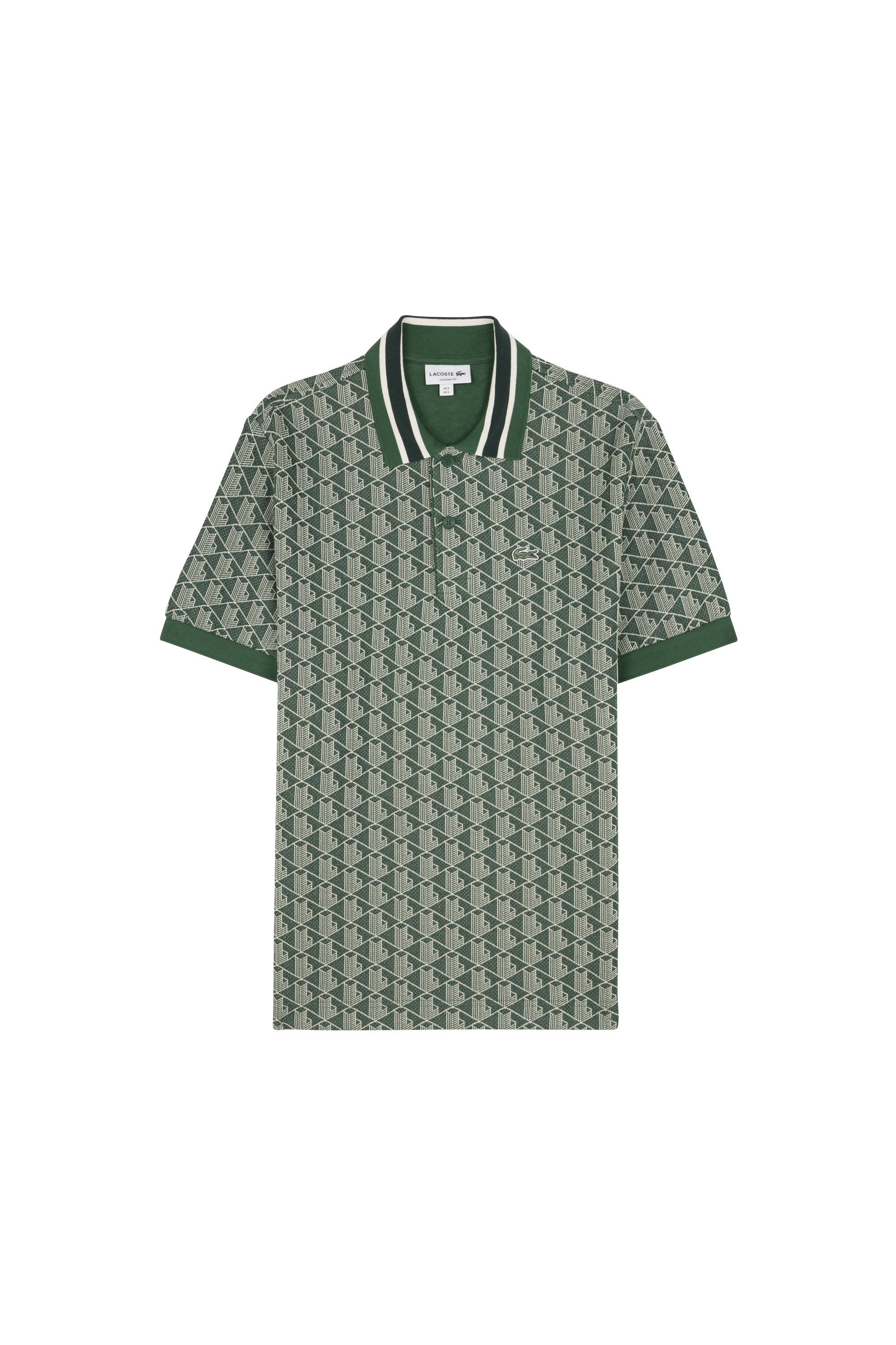 Polo the blend monograme LACOSTE Vert