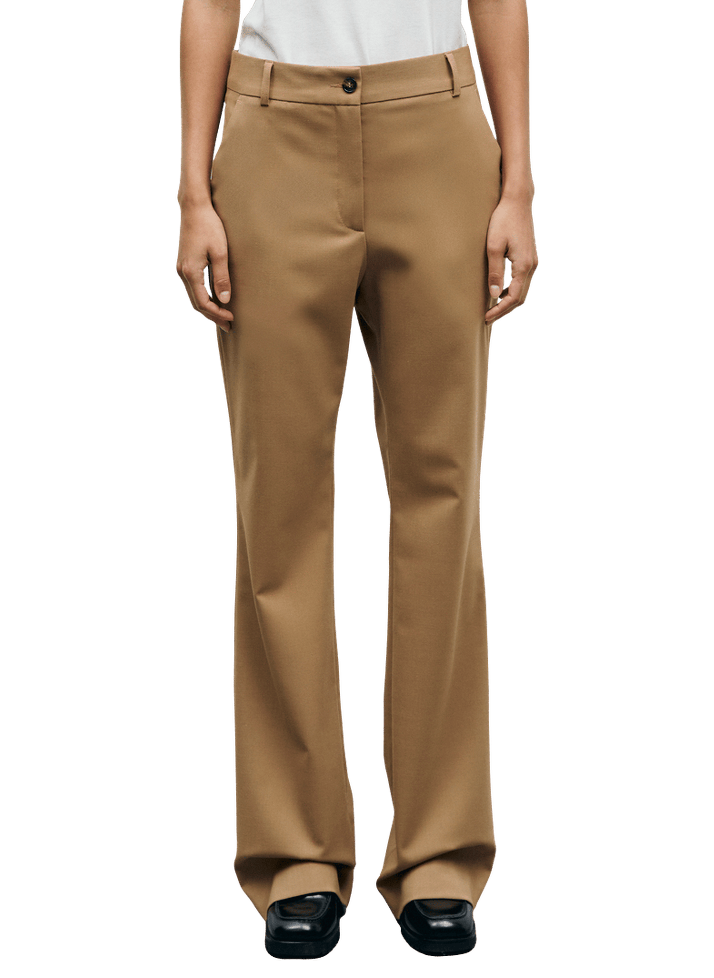 Pantalon flare de tailleur - mel GERARD DAREL Marron
