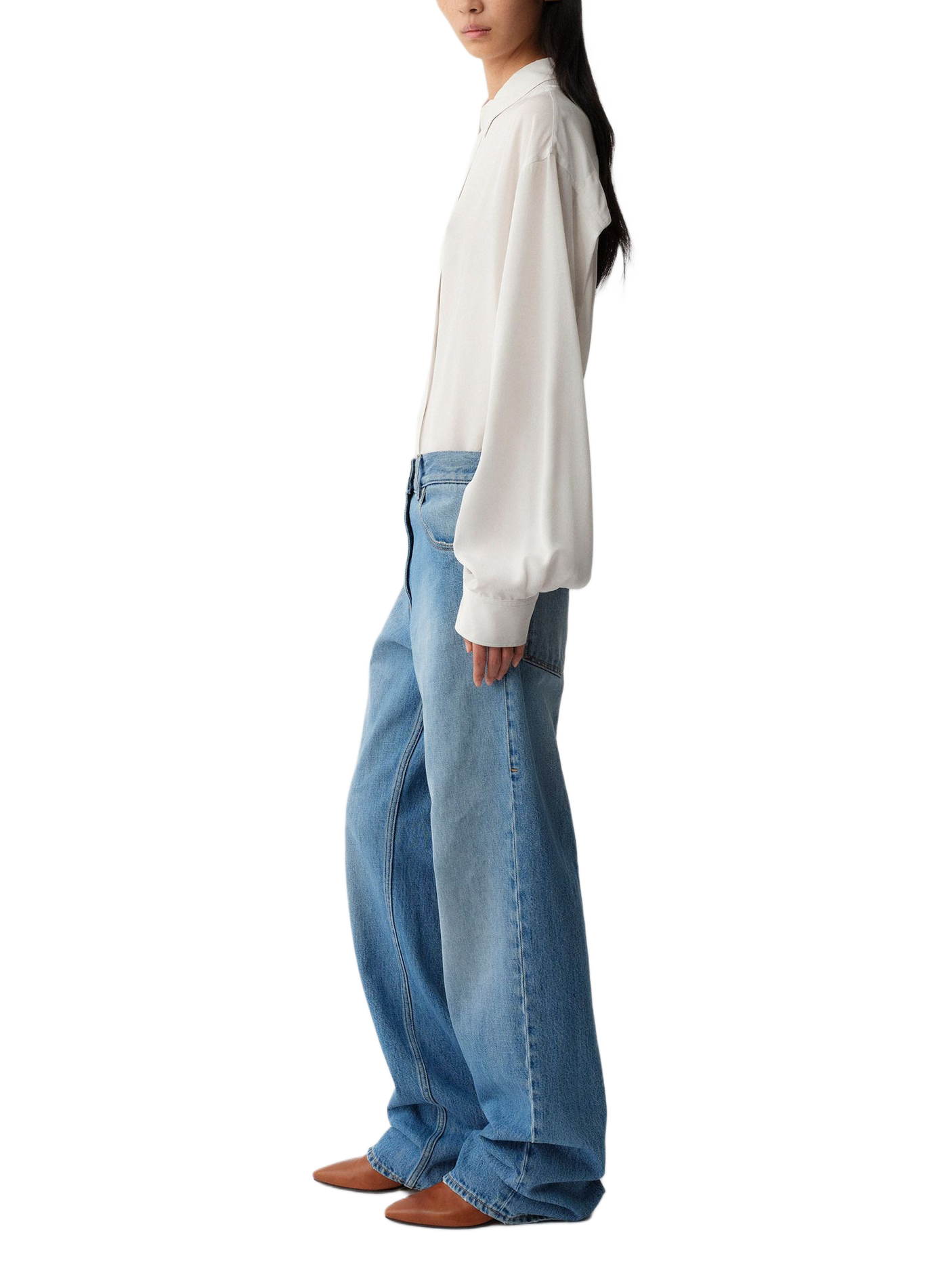 Straight leg cotton jeans CALVIN KLEIN COLLECTION Blue