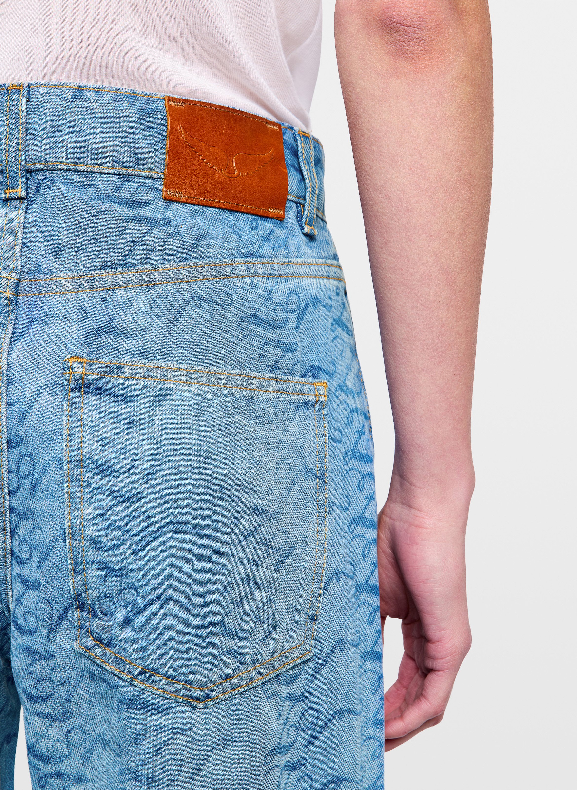 Jean large en coton bio jean ZADIG&VOLTAIRE Bleu