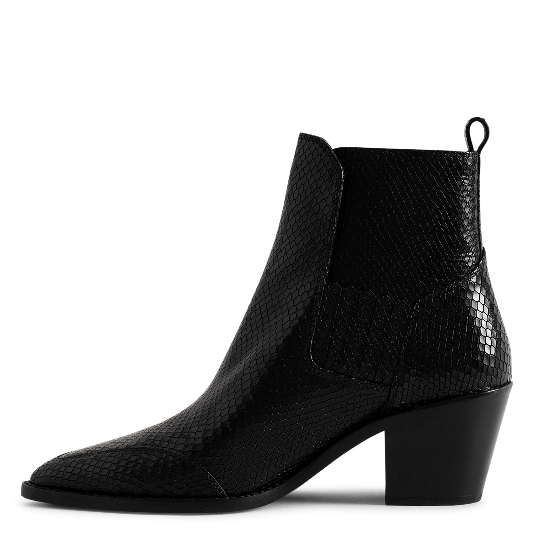 Leren enkellaarzen Tyler ZADIG&VOLTAIRE Zwart