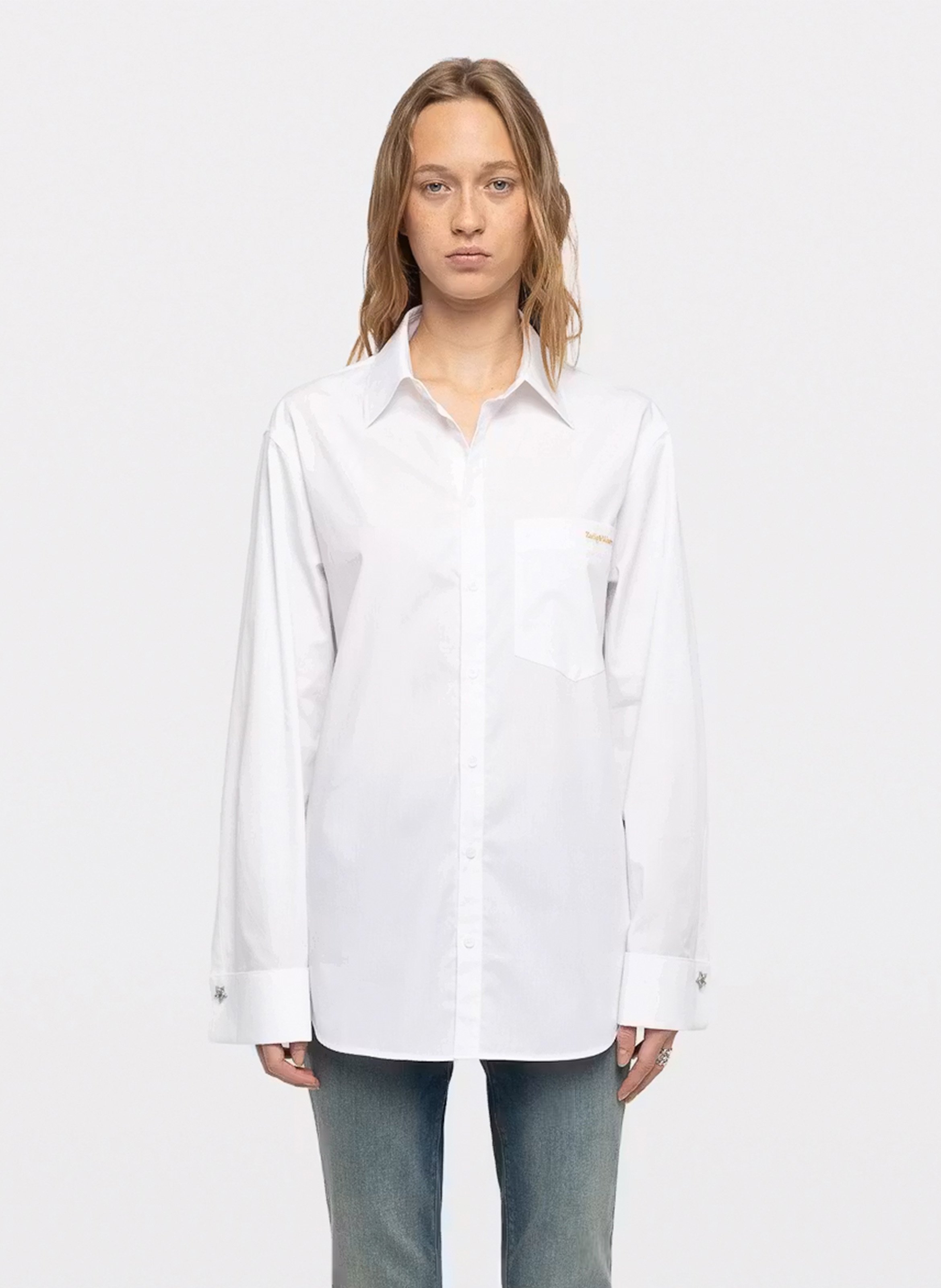 Katoenen overhemd ZADIG&VOLTAIRE Wit