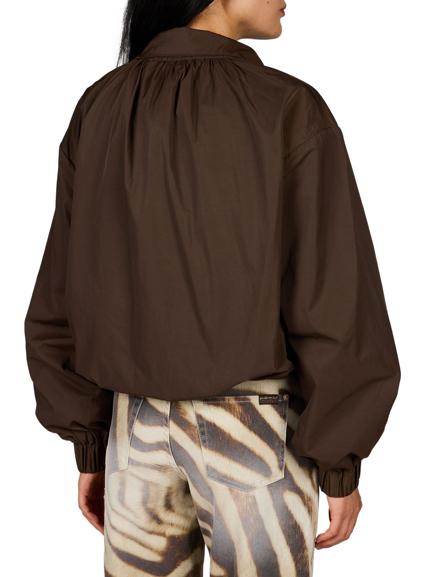 Gerade Jacke mit Stehkragen TOPSHOP Braun