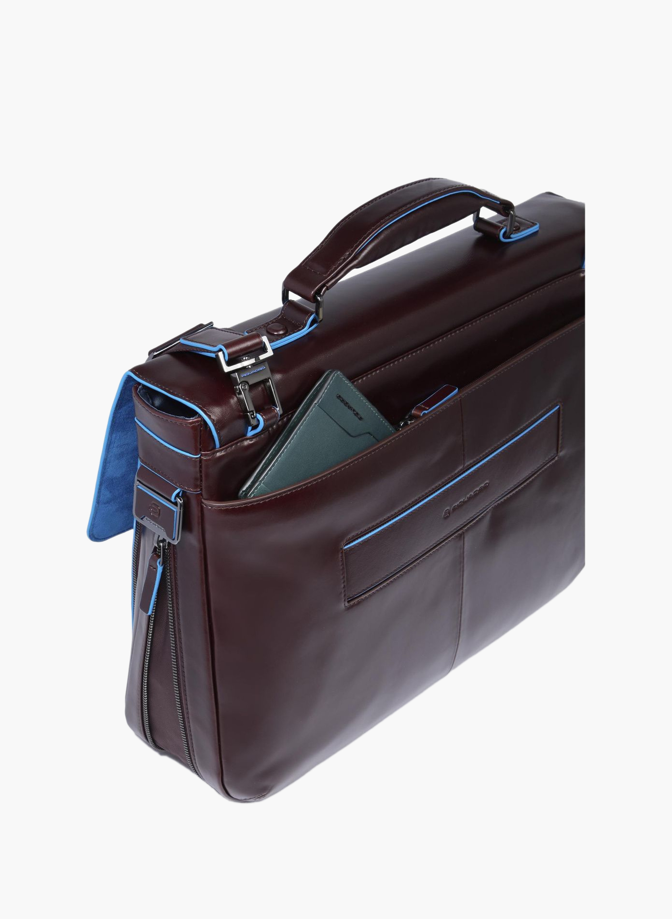 Serviette extensible pour ordinateur 15,6" PIQUADRO Marron
