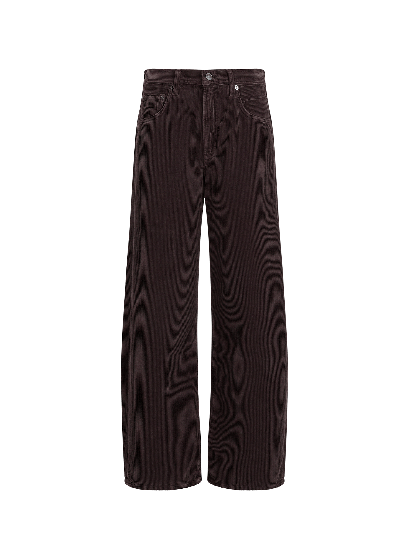 Wide-leg corduroy trousers AGOLDE Black