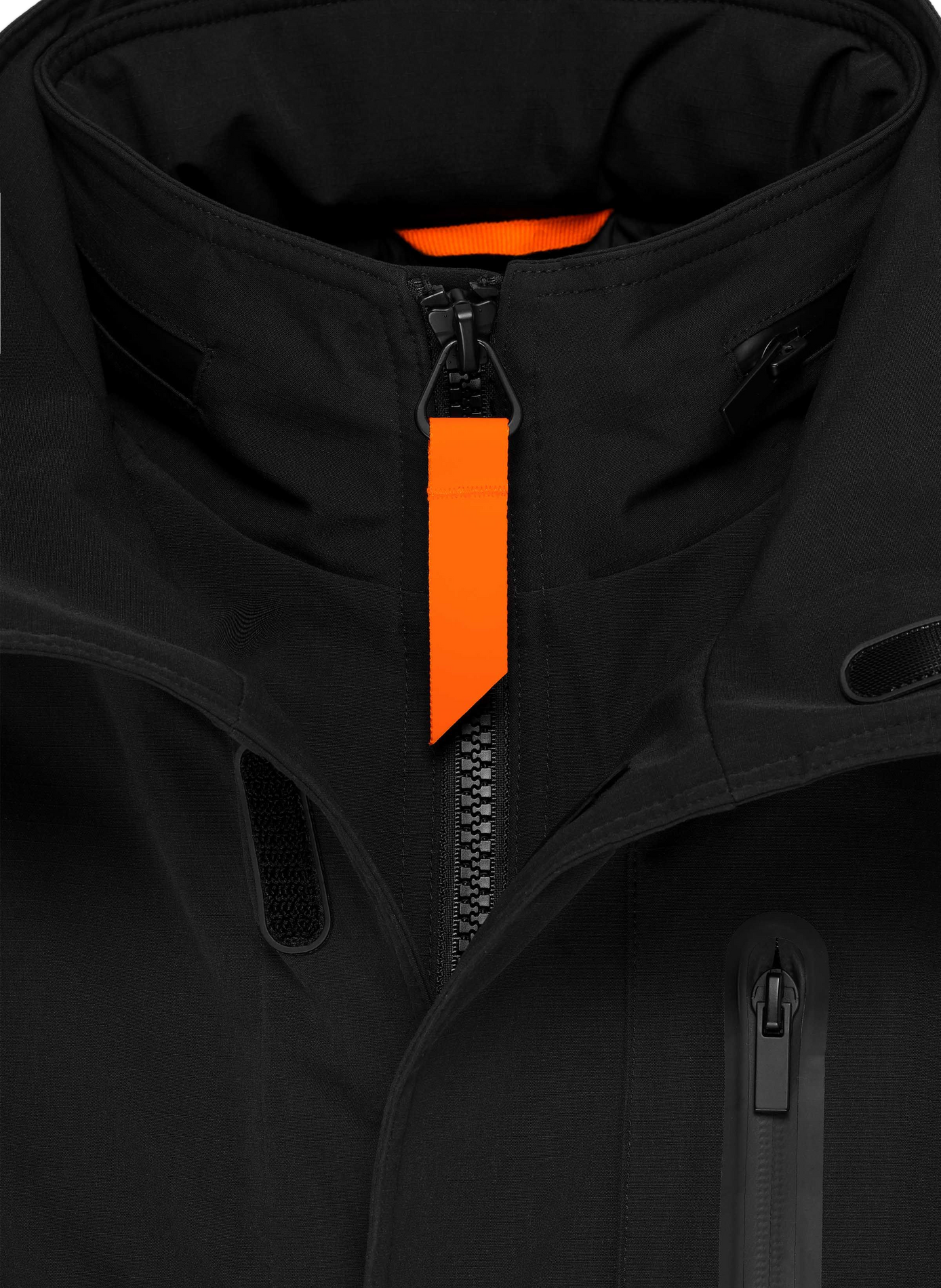 Veste col montant droite unie GERTRUDE Noir
