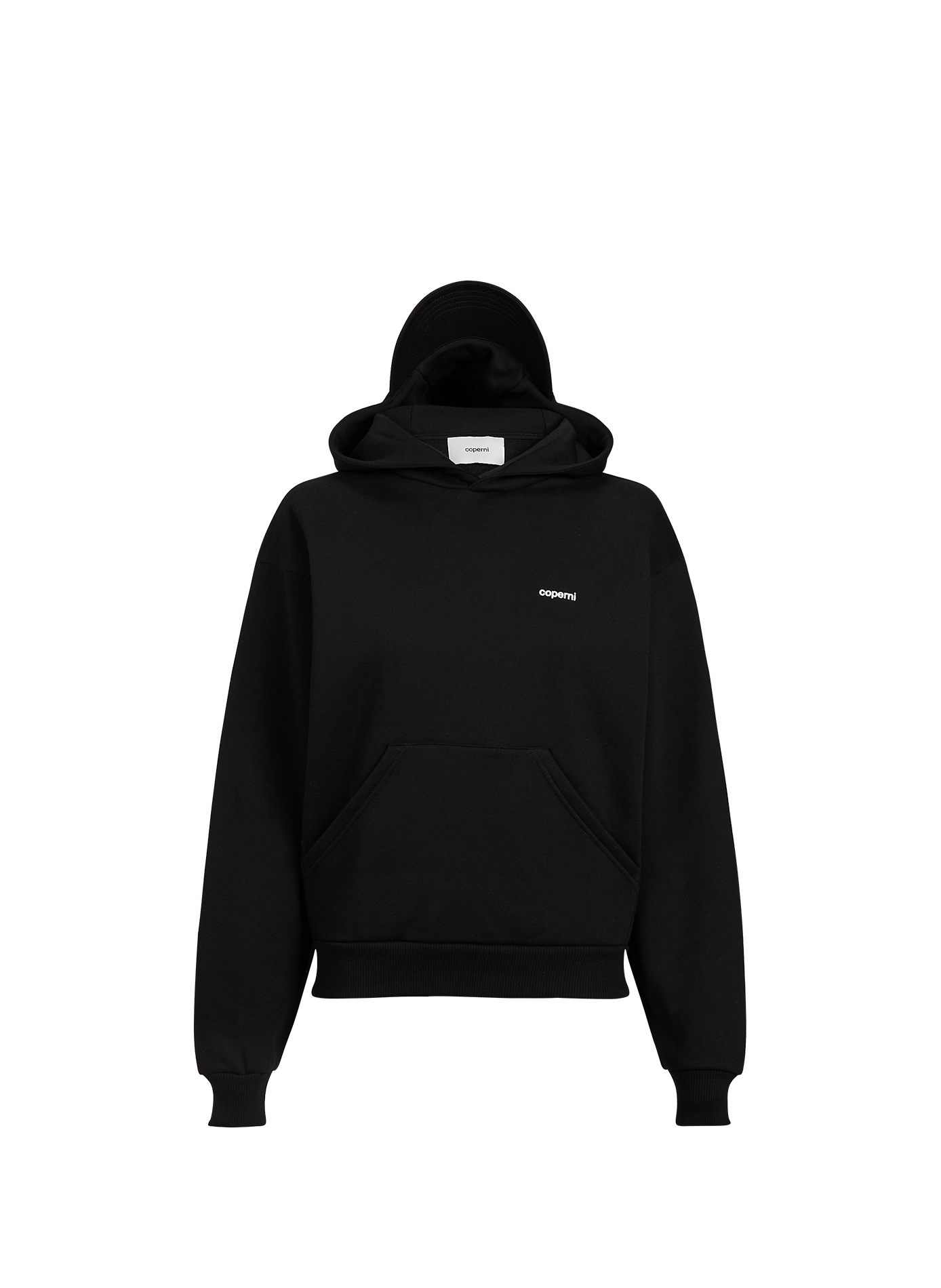 Sweat à casquette imprimé en coton COPERNI Schwarz