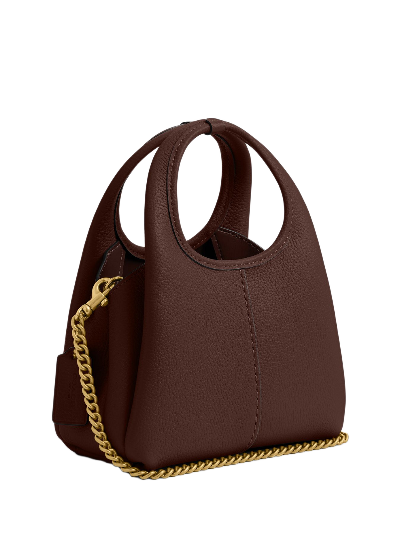 Sac à bandoulière Lana en cuir COACH Marron