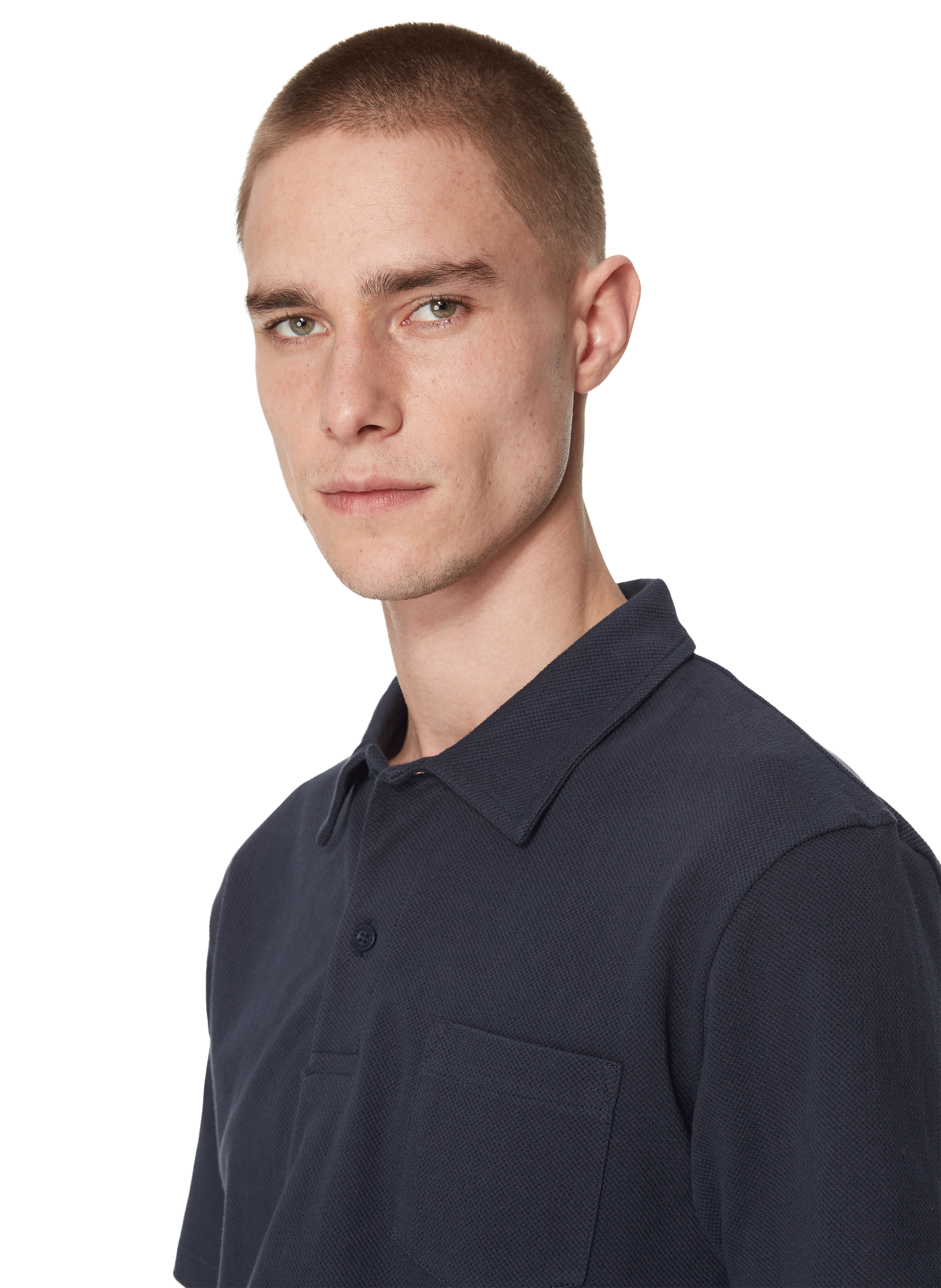 Cotton Riviera Polo Shirt SUNSPEL Blue