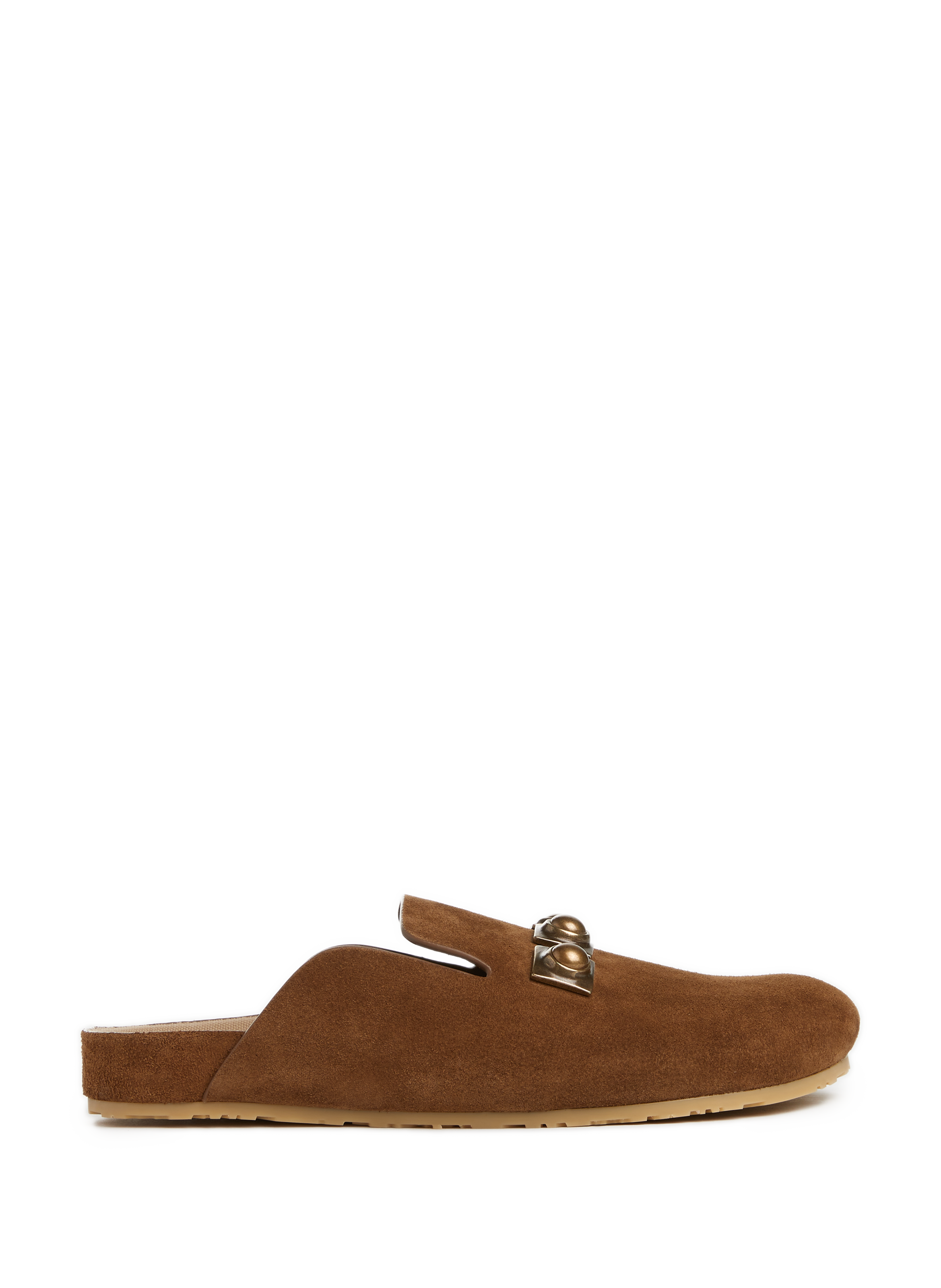 ETRO Suede clog sandals Beige