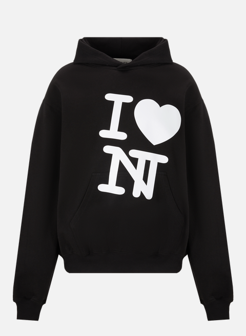 I Love NT V1 cotton hoodie BlackGUNTHER 
