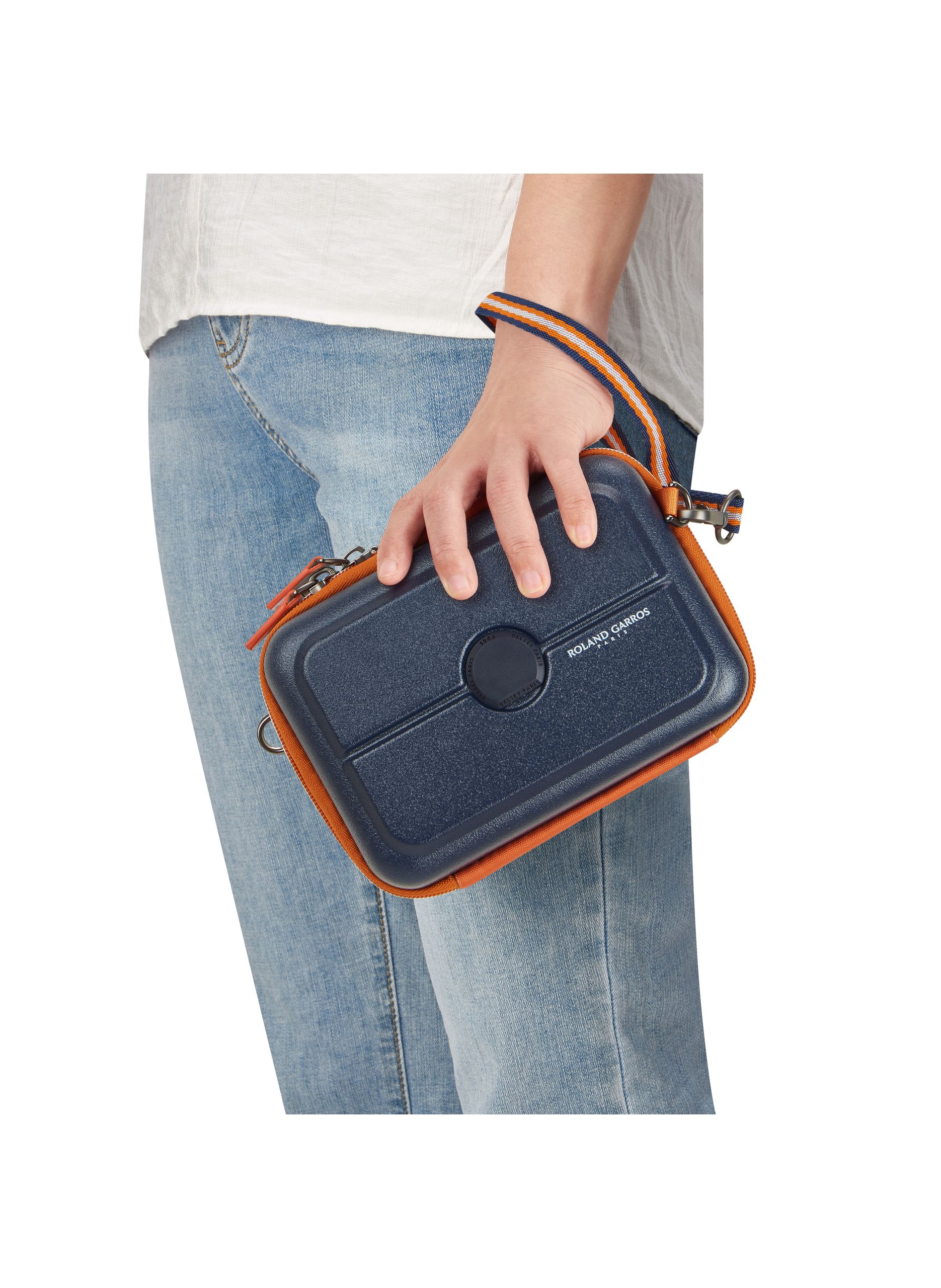 Sac urbain  rigide taille xs - turenne 2.0 - édition roland garros DELSEY PARIS Bleu