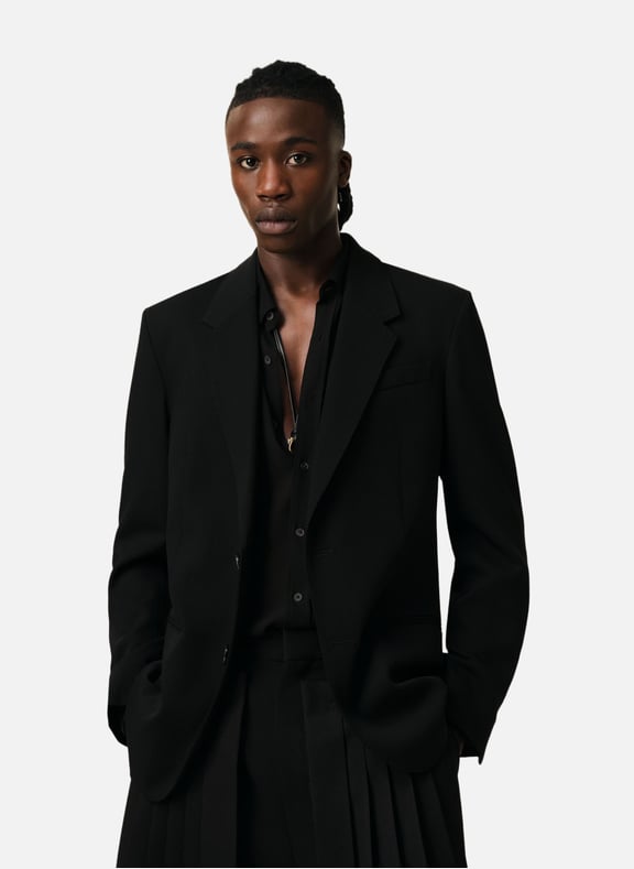 Veste semi-doublée Noir by AMI PARIS AMI PARIS Veste semi-doublée Noir