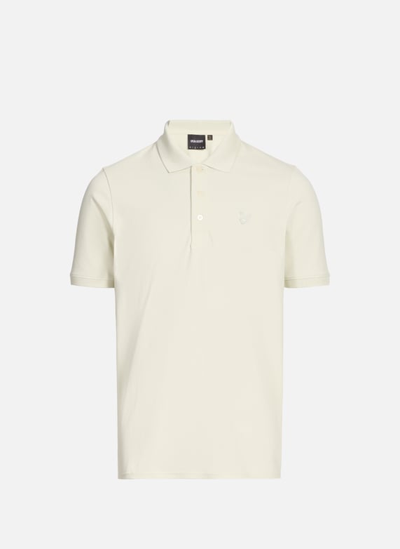 Beige Polo shirt with logo