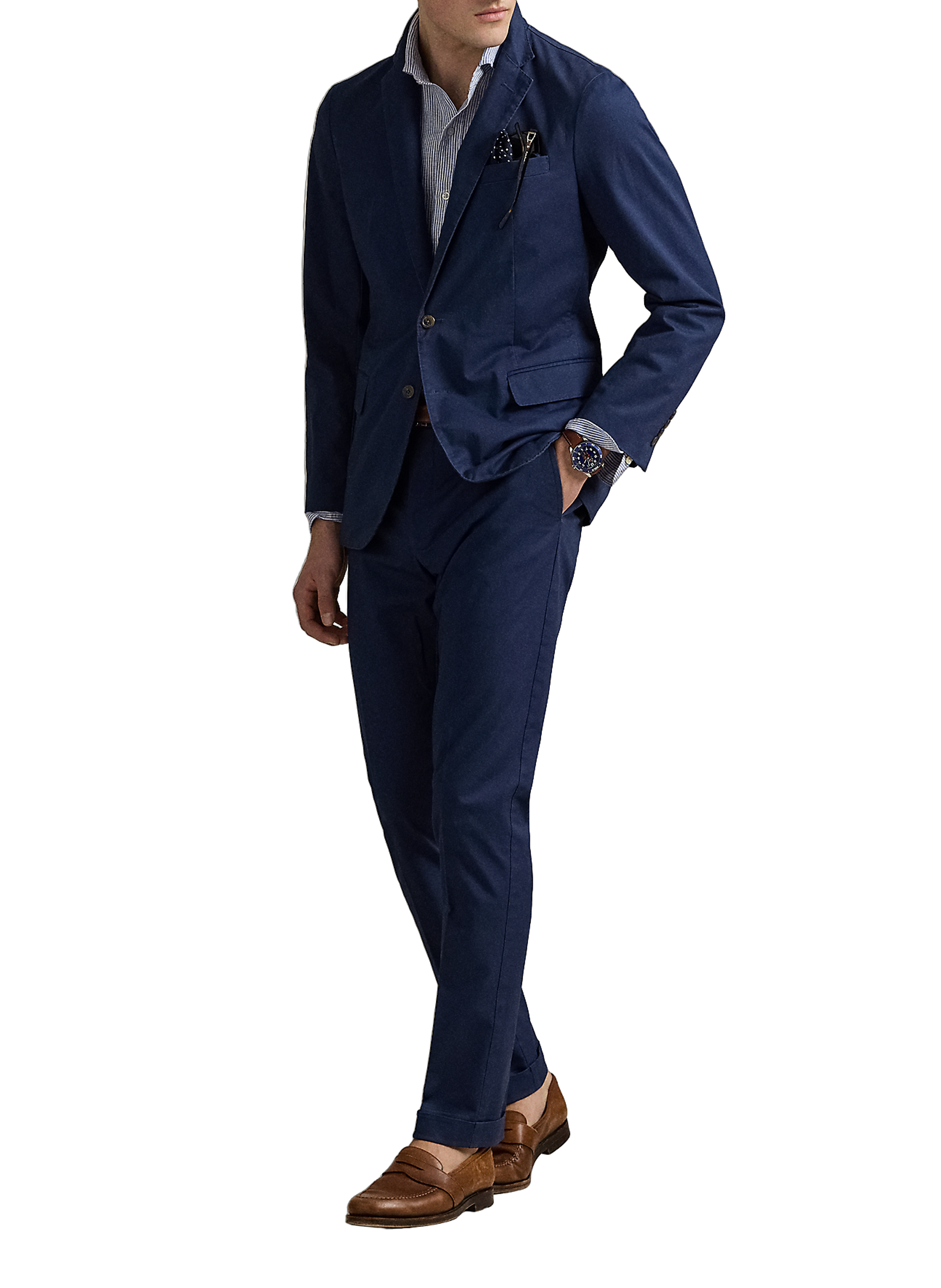 Cotton Blazer POLO RALPH LAUREN Blue