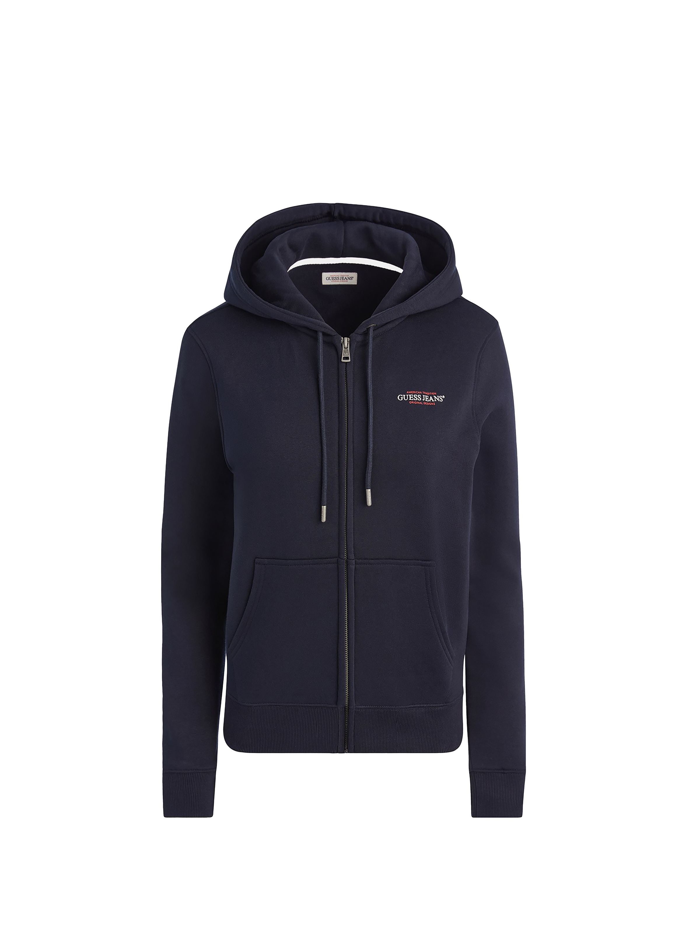 Cotton sweatshirt GUESS Blue