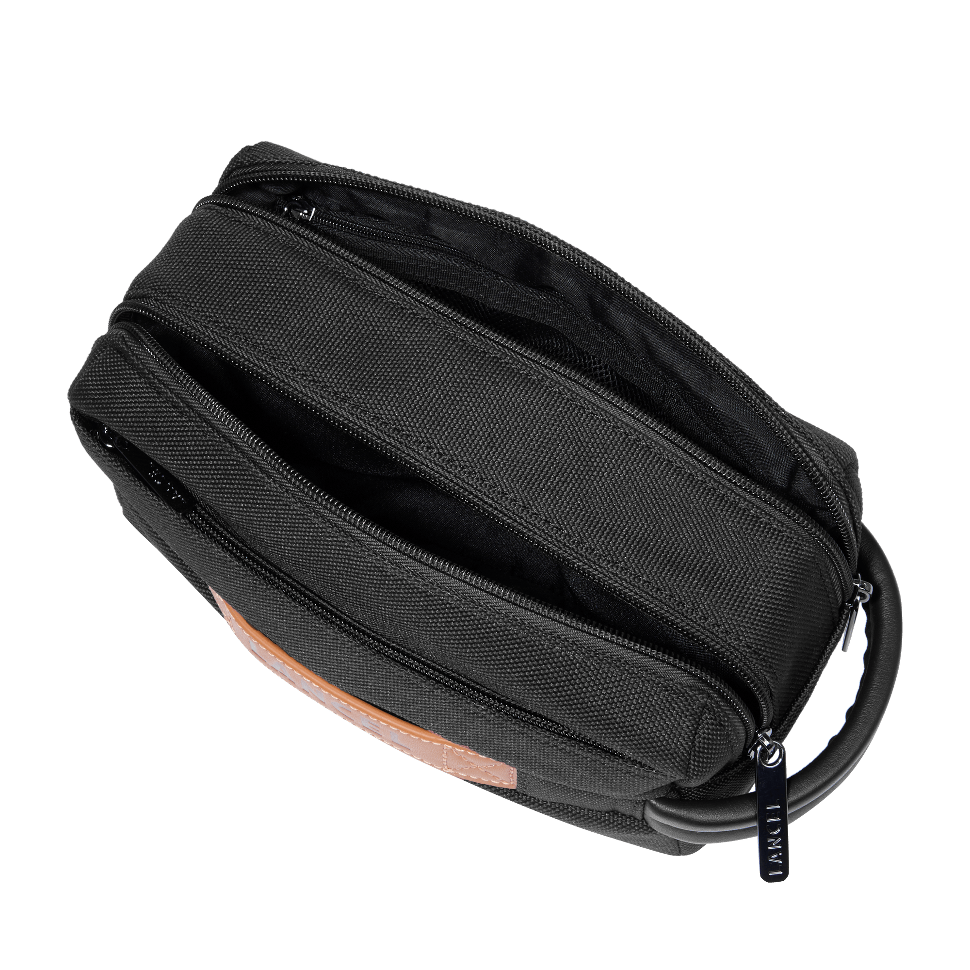 Trousse de toilette neo partance de lancel en toile LANCEL Noir